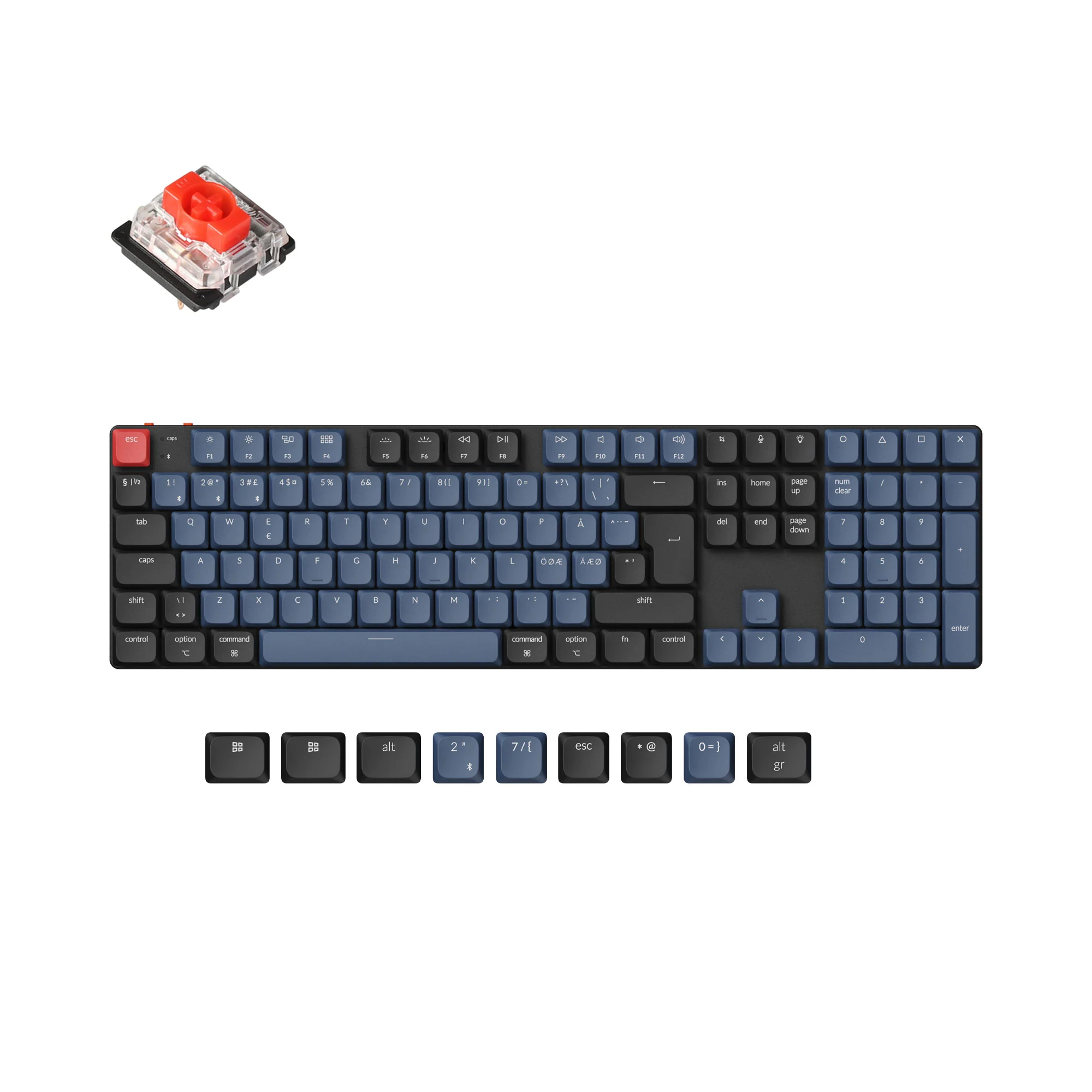 Keychron K5 Pro QMK/VIA Wireless Custom Mechanical Keyboard ISO Layout Collection - Image 7