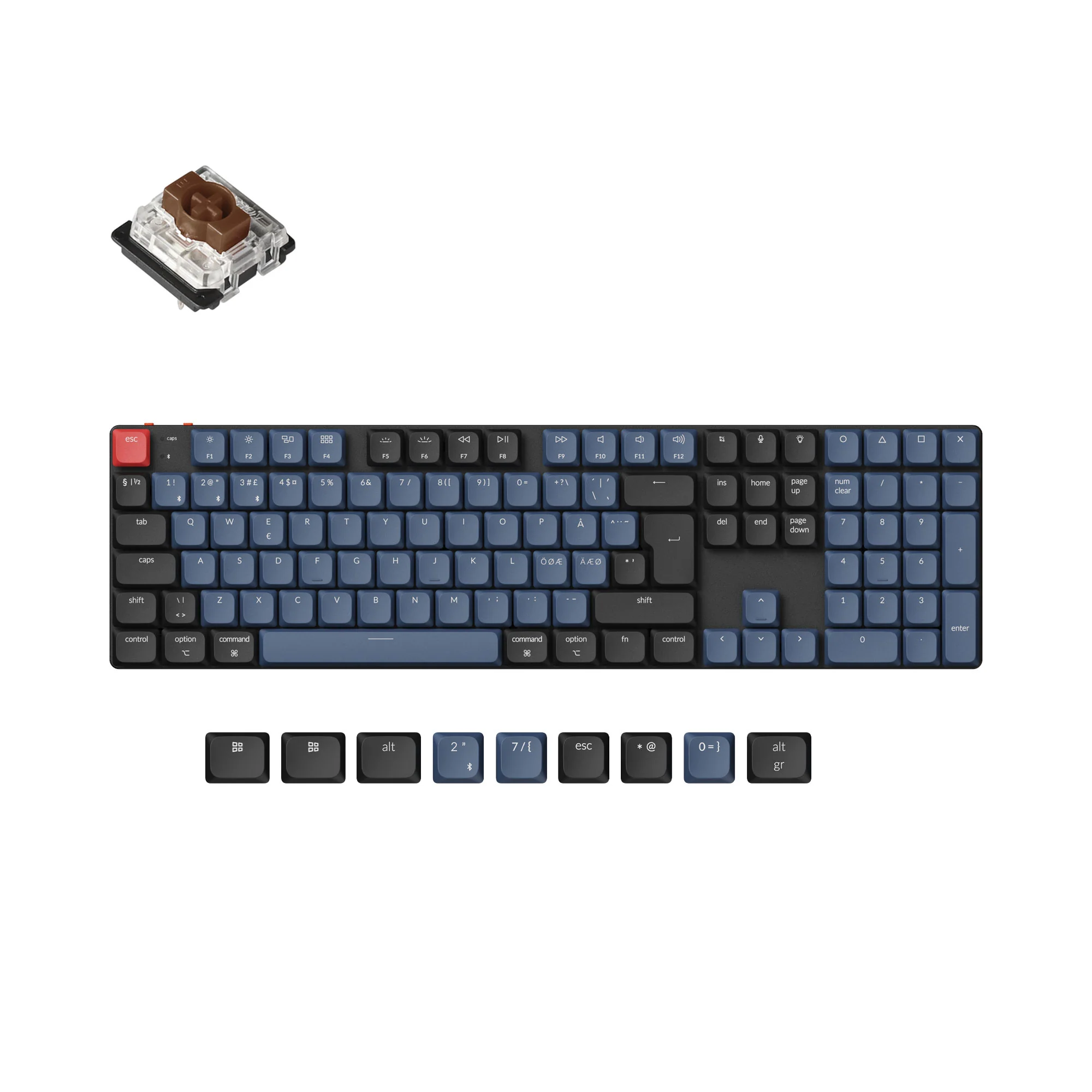 Keychron K5 Pro QMK/VIA Wireless Custom Mechanical Keyboard ISO Layout Collection - Image 8