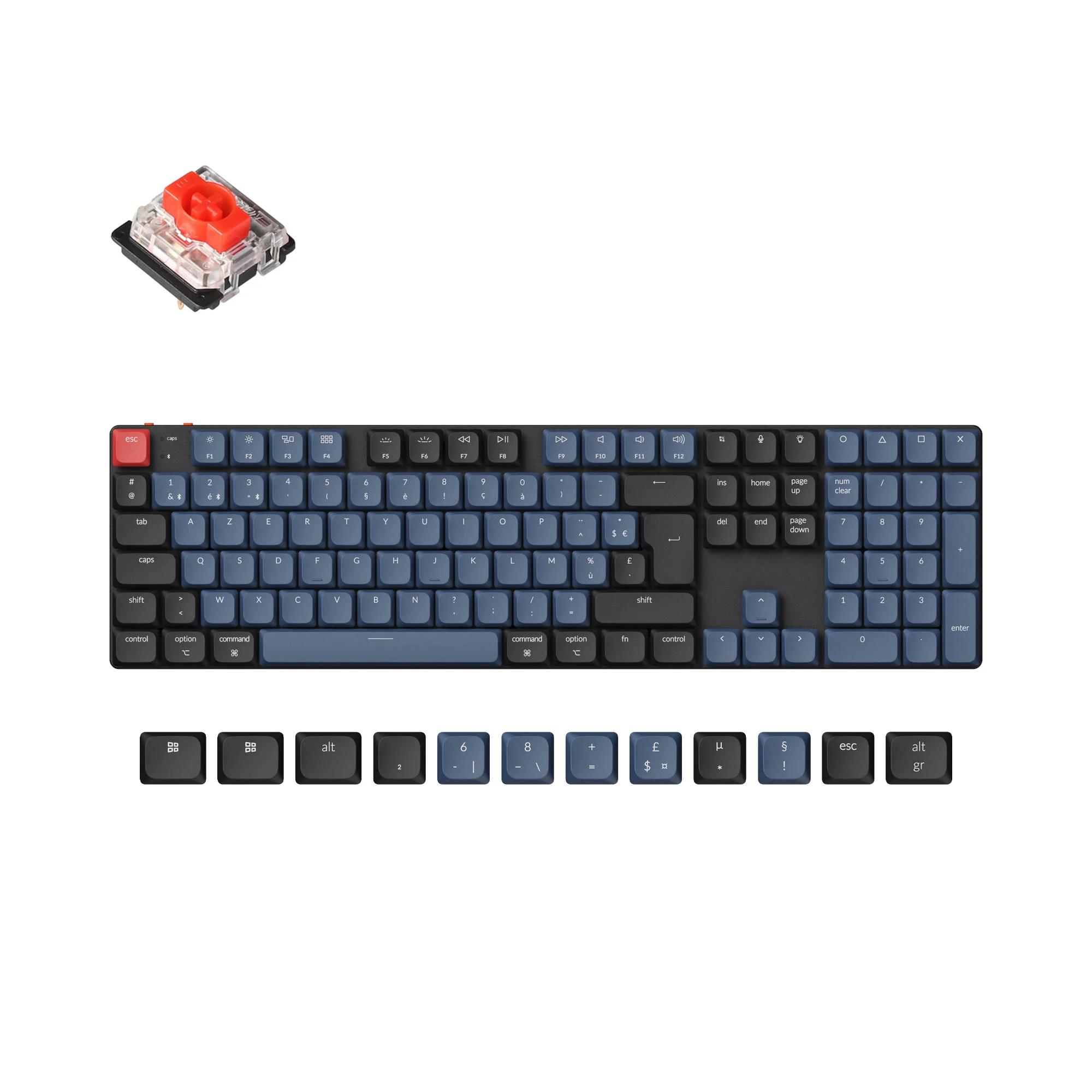 Keychron K5 Pro QMK/VIA Wireless Custom Mechanical Keyboard ISO Layout Collection - Image 9