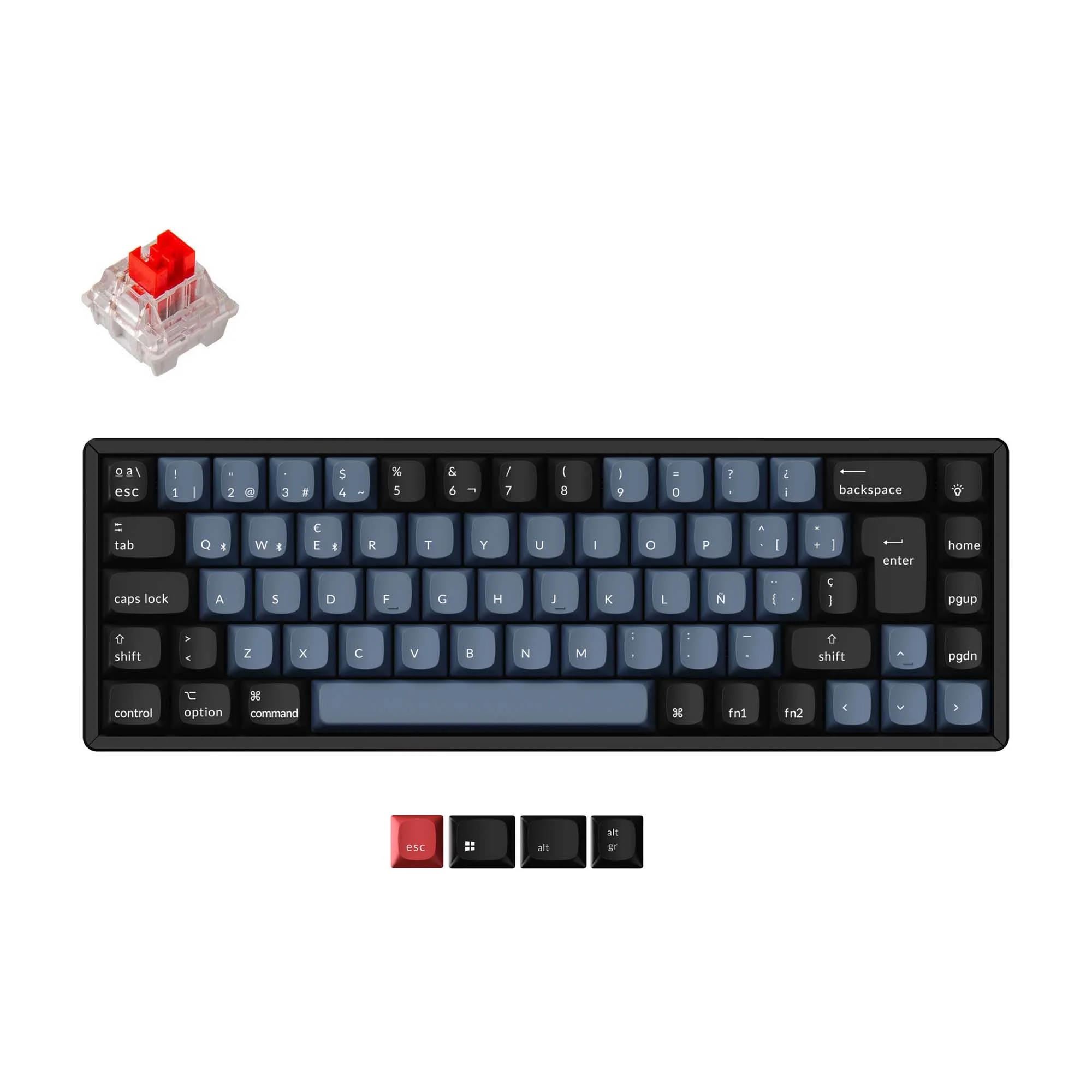 Keychron K6 Pro QMK/VIA Wireless Mechanical Keyboard ISO Layout Collection - Image 11