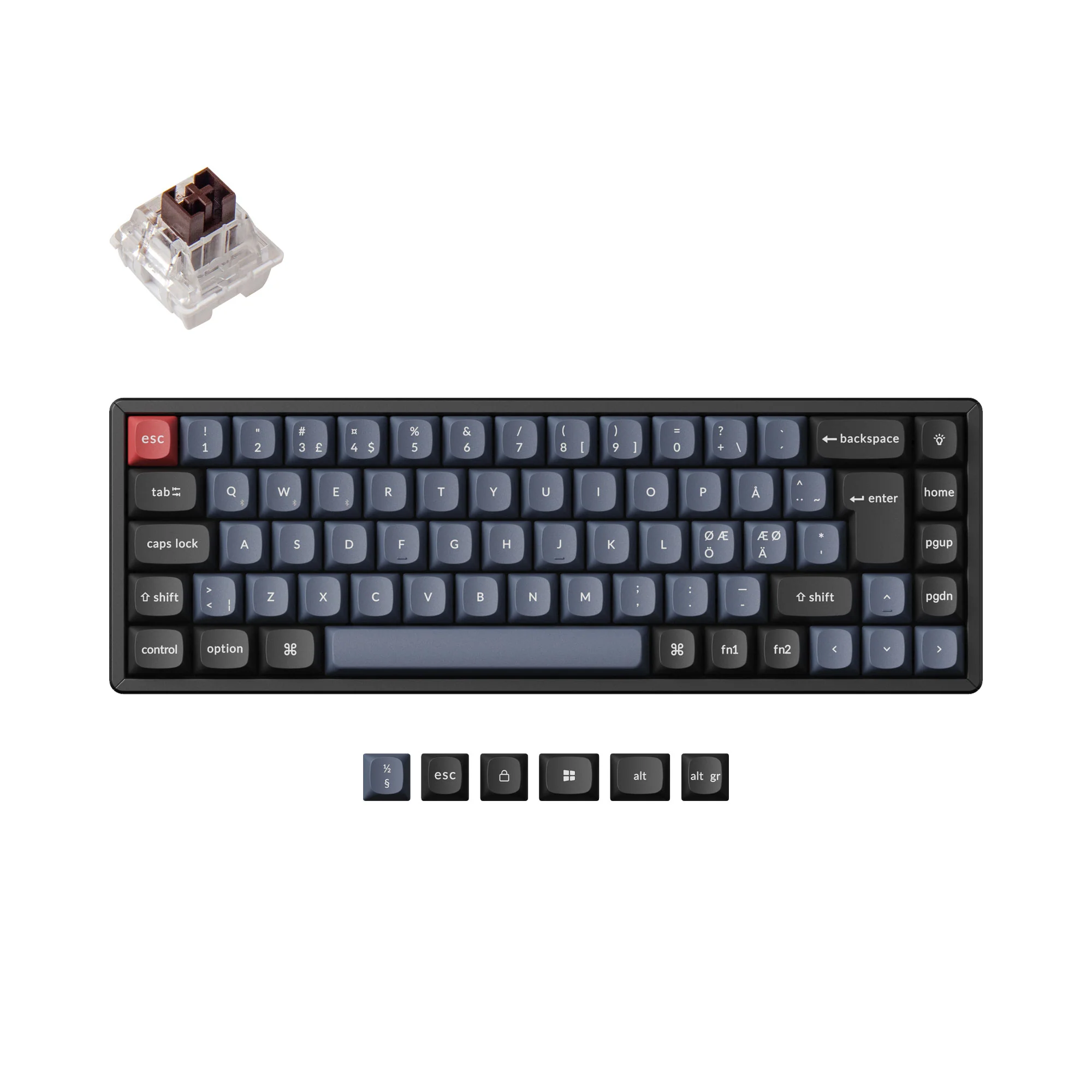 Keychron K6 Pro QMK/VIA Wireless Mechanical Keyboard ISO Layout Collection - Image 18