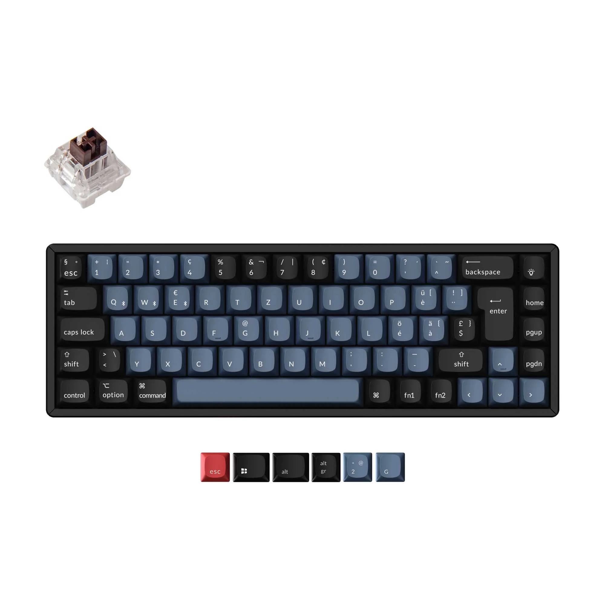 Keychron K6 Pro QMK/VIA Wireless Mechanical Keyboard ISO Layout Collection - Image 6