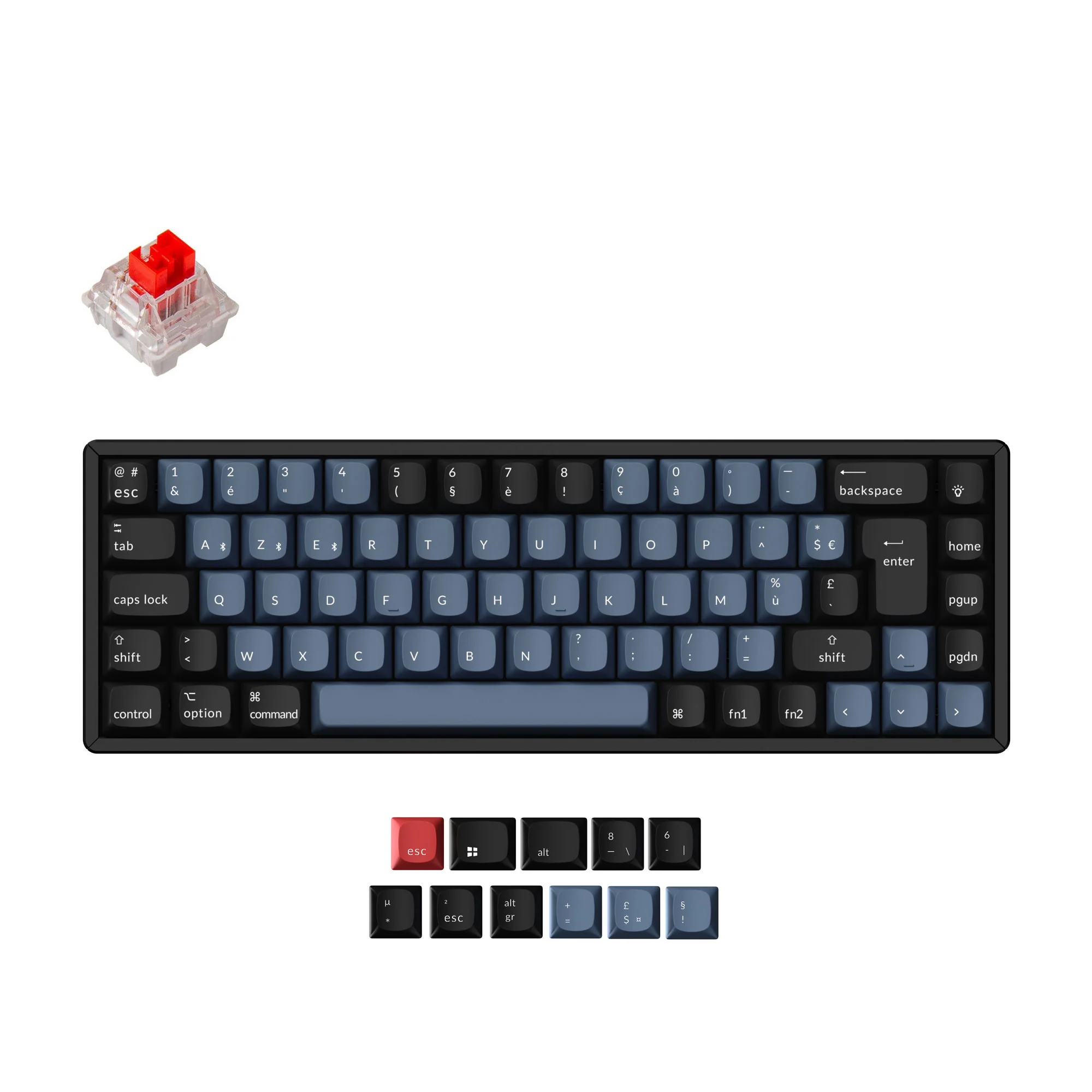 Keychron K6 Pro QMK/VIA Wireless Mechanical Keyboard ISO Layout Collection - Image 9
