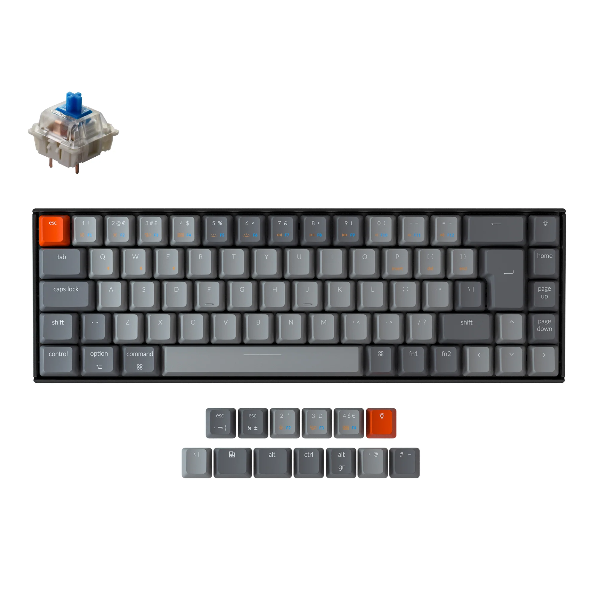 Keychron K6 Wireless Mechanical Keyboard (UK ISO Layout) - Image 3