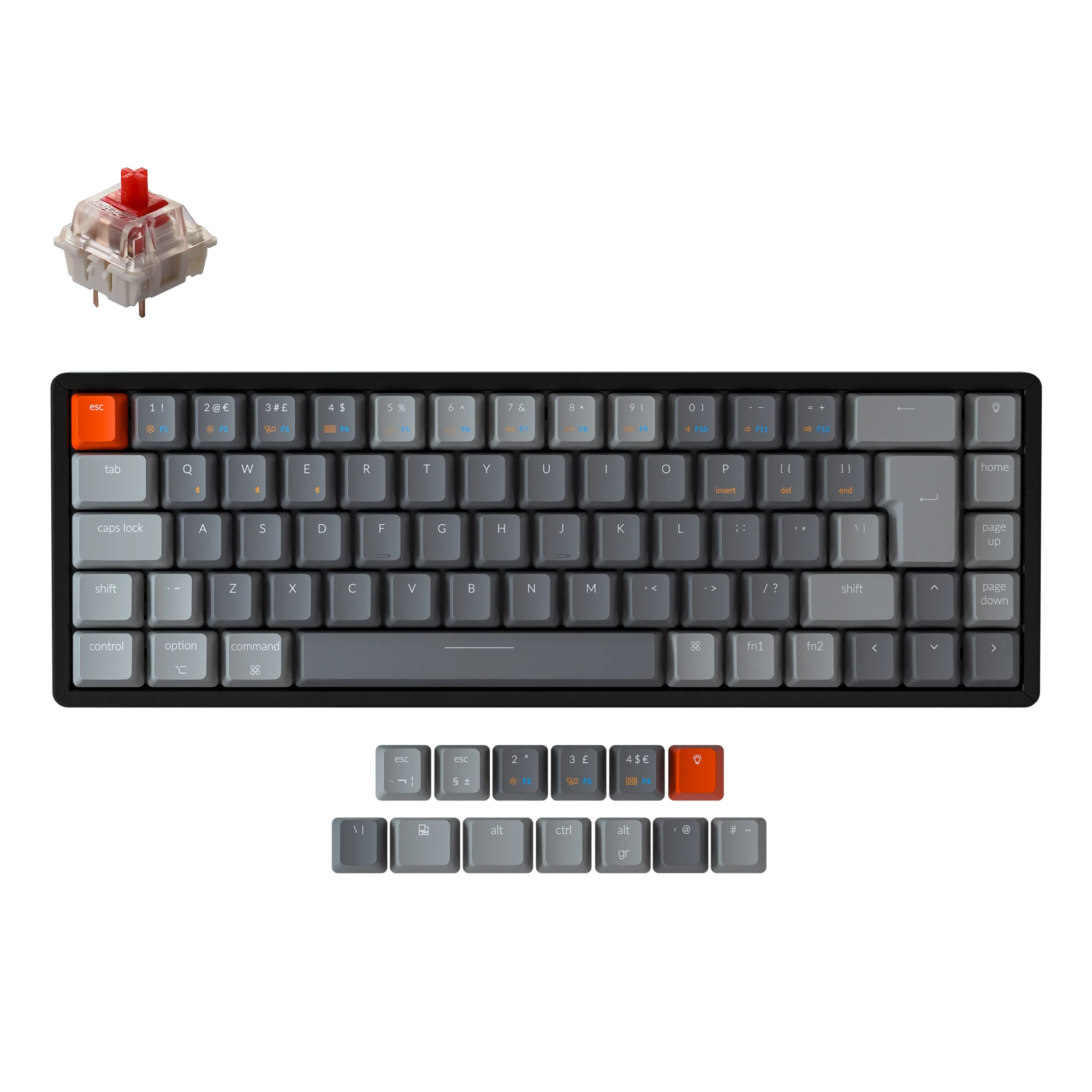 Keychron K6 Wireless Mechanical Keyboard (UK ISO Layout) - Image 4