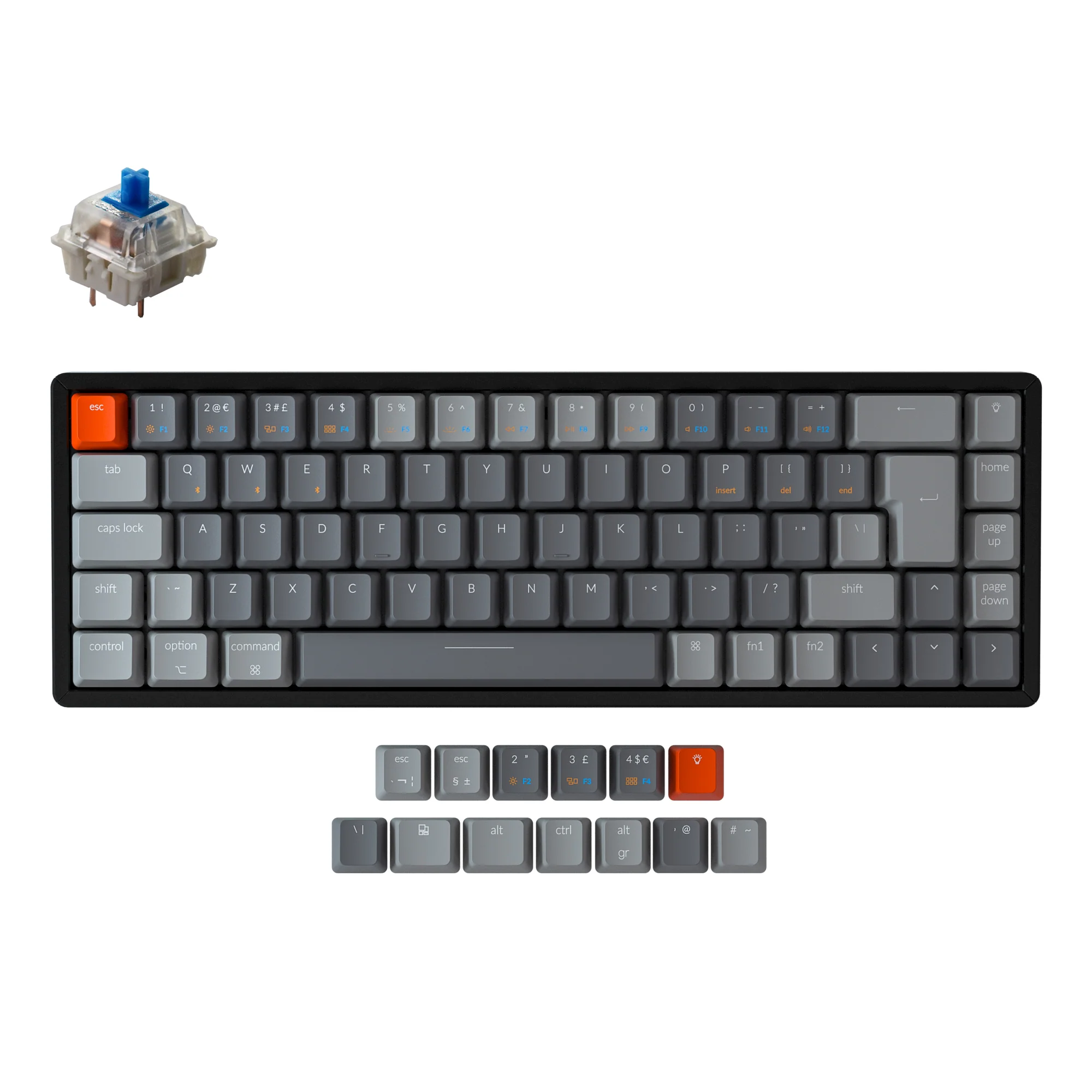 Keychron K6 Wireless Mechanical Keyboard (UK ISO Layout) - Image 5