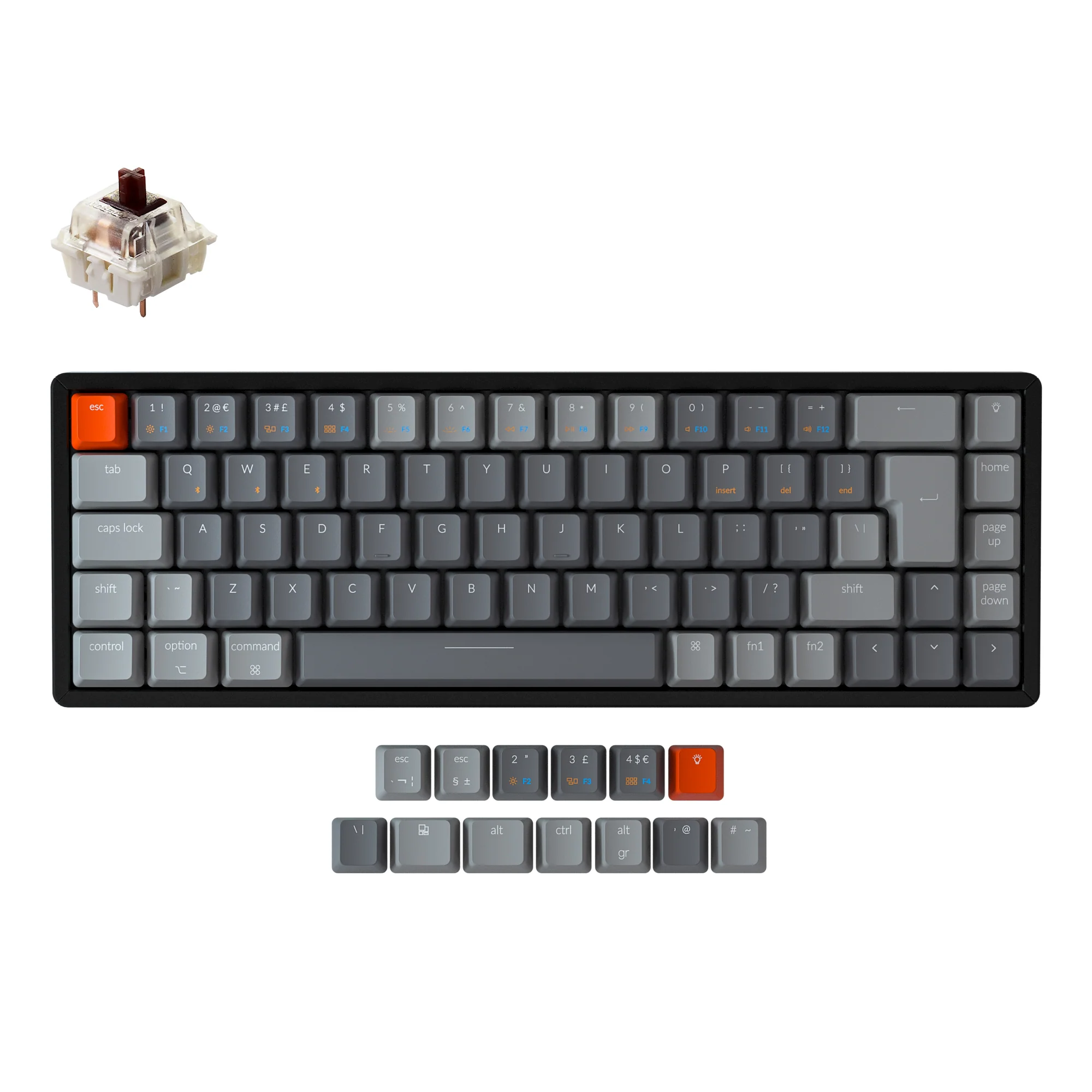 Keychron K6 Wireless Mechanical Keyboard (UK ISO Layout) - Image 6