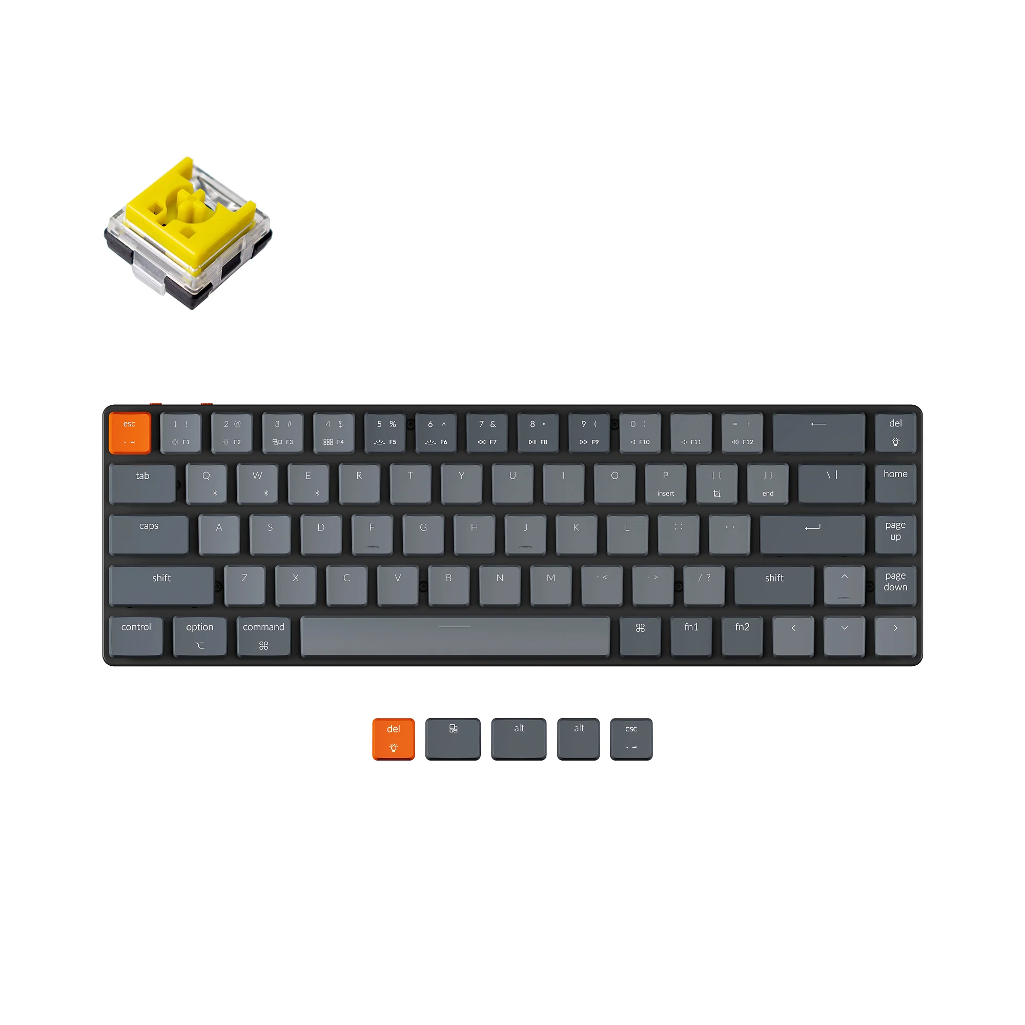 Keychron K7 Ultra-slim Wireless Mechanical Keyboard - Image 15