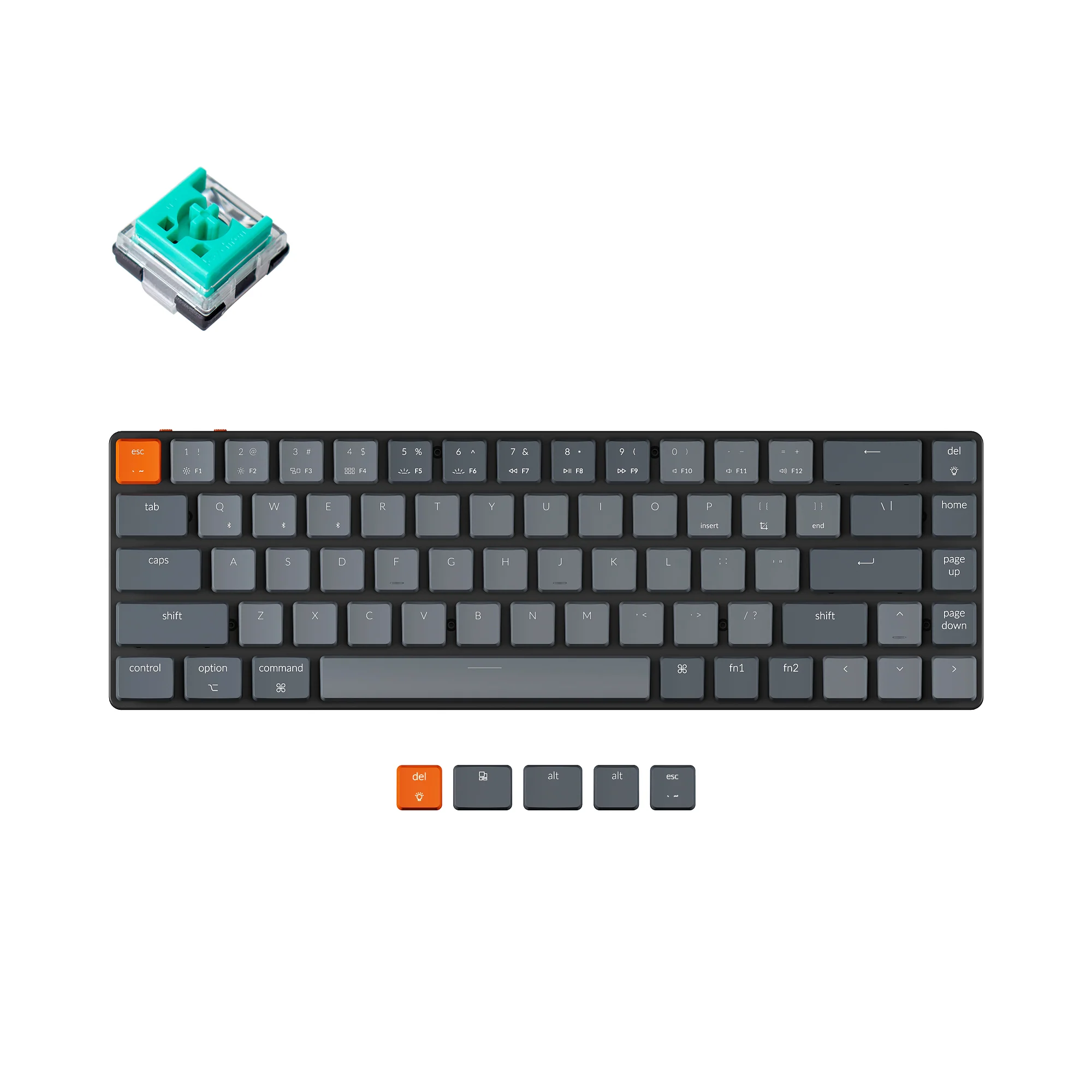 Keychron K7 Ultra-slim Wireless Mechanical Keyboard - Image 16