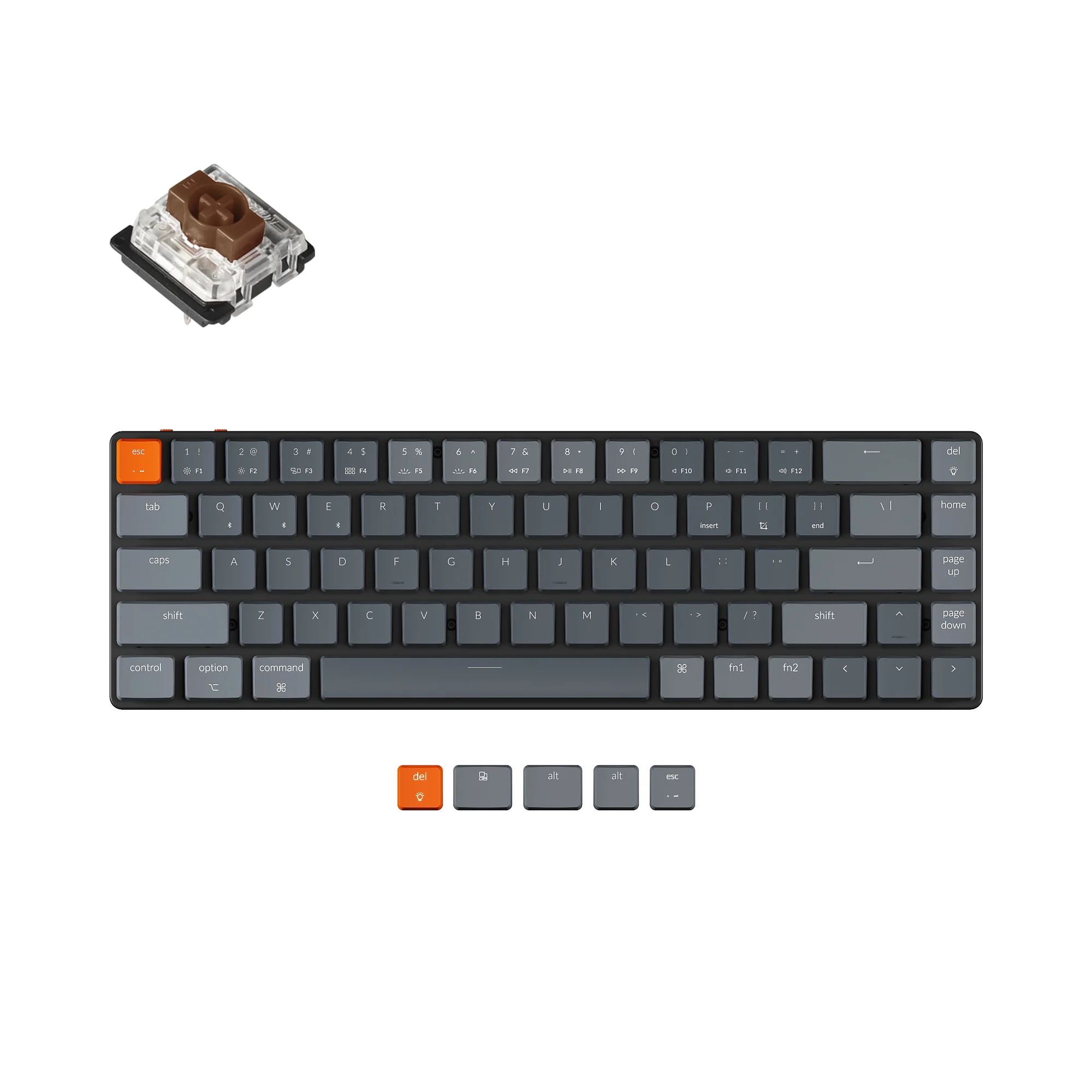 Keychron K7 Ultra-slim Wireless Mechanical Keyboard - Image 3