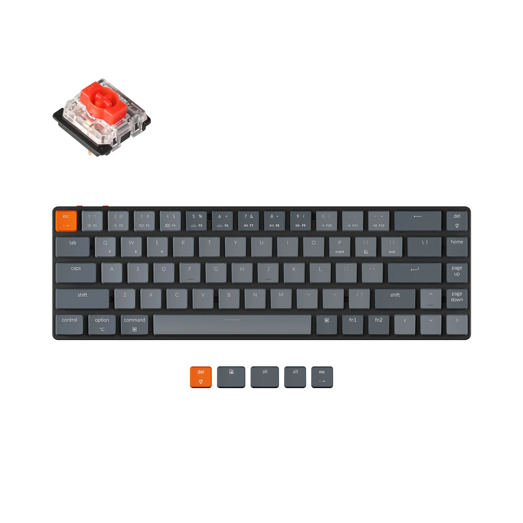 Keychron K7 Ultra-slim Wireless Mechanical Keyboard - Image 9