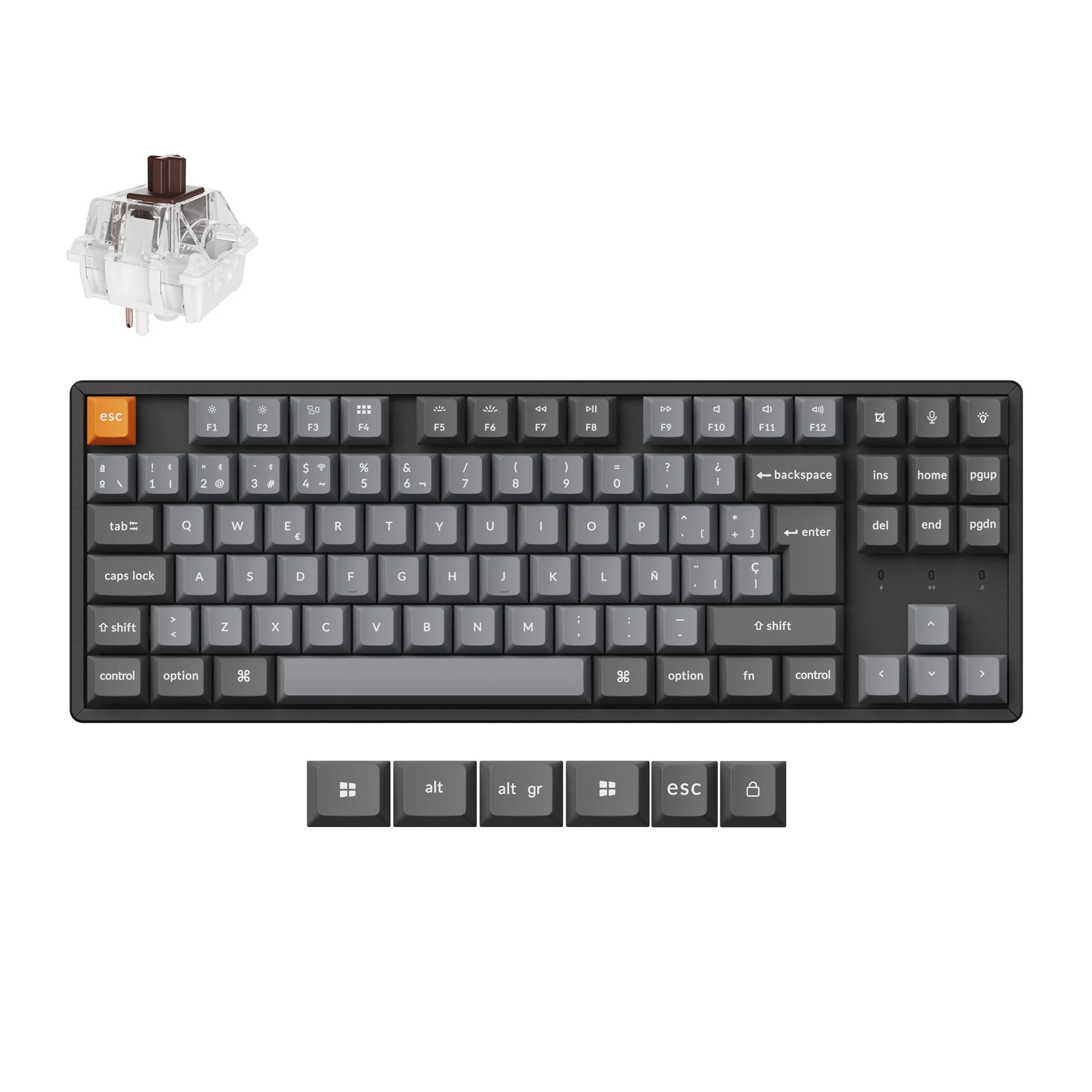 Keychron K8 Max QMK Wireless Mechanical Keyboard ISO Layout Collection - Image 17