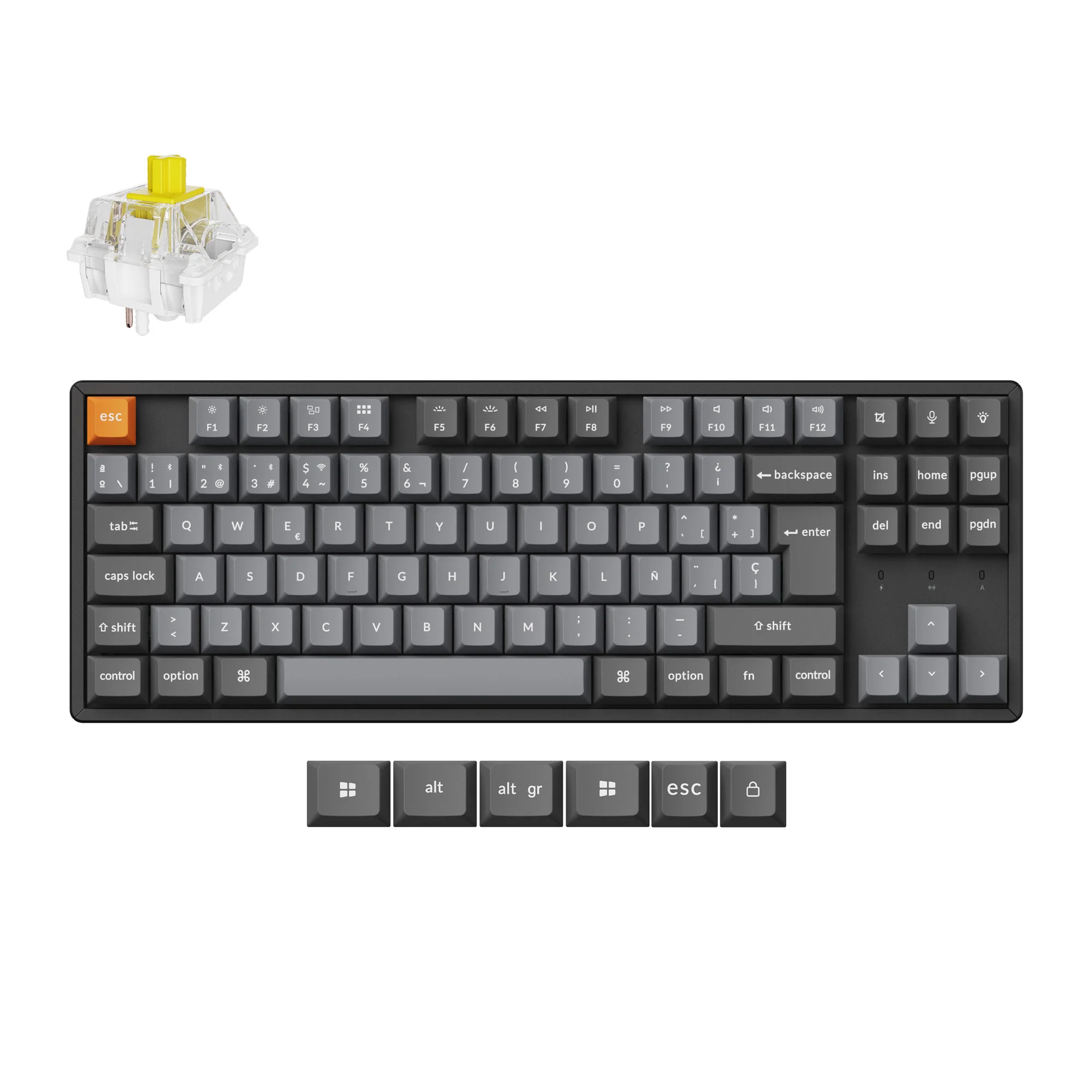 Keychron K8 Max QMK Wireless Mechanical Keyboard ISO Layout Collection - Image 18
