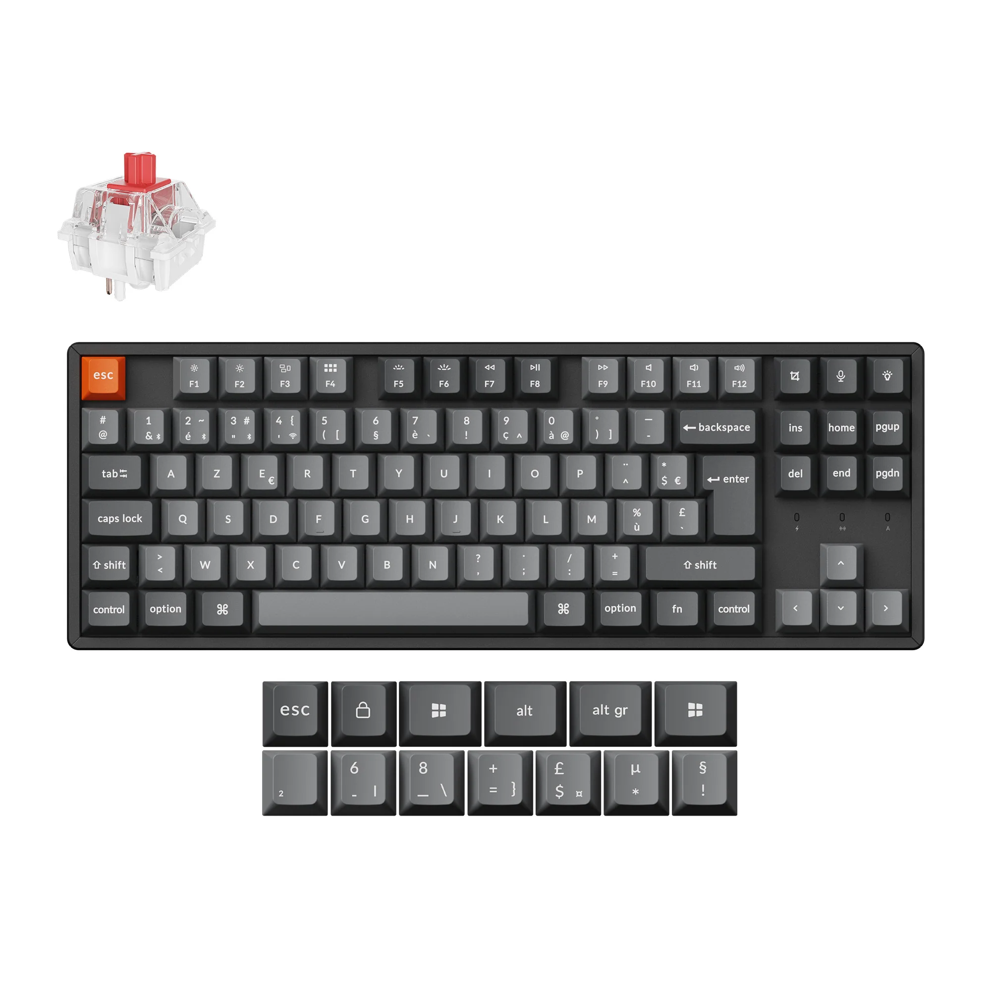 Keychron K8 Max QMK Wireless Mechanical Keyboard ISO Layout Collection - Image 19