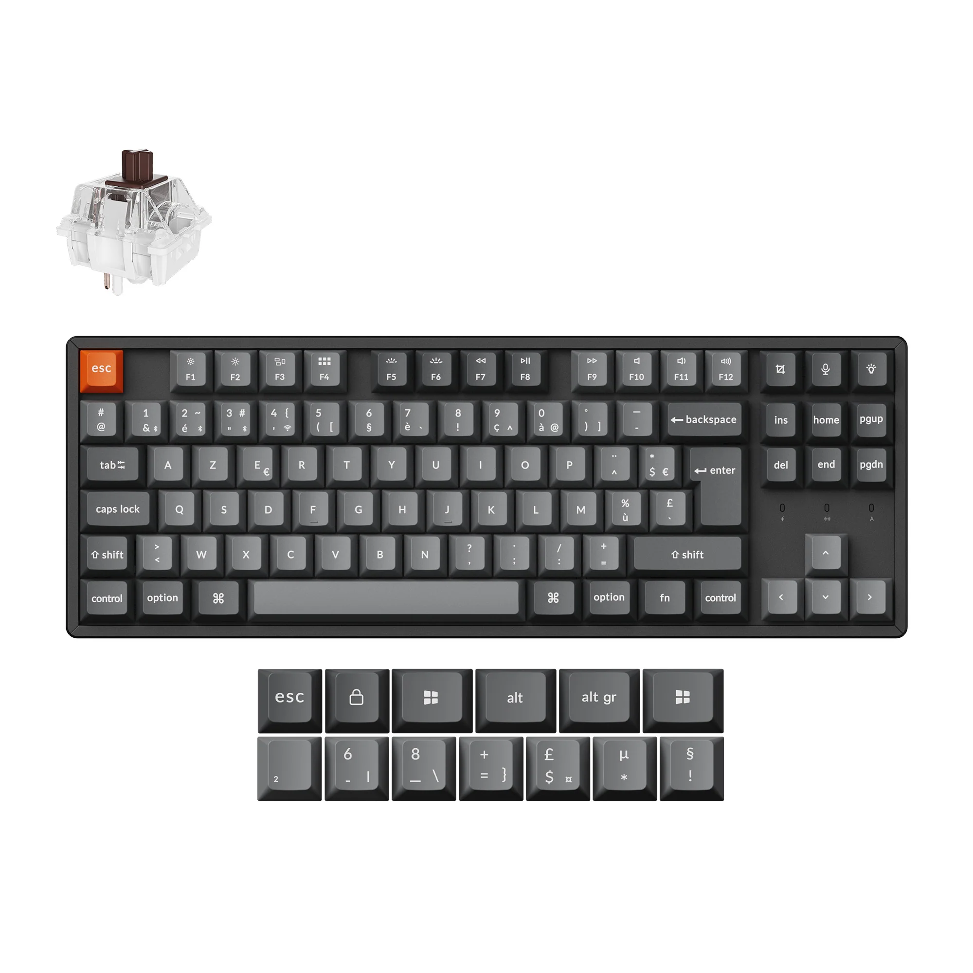 Keychron K8 Max QMK Wireless Mechanical Keyboard ISO Layout Collection - Image 20