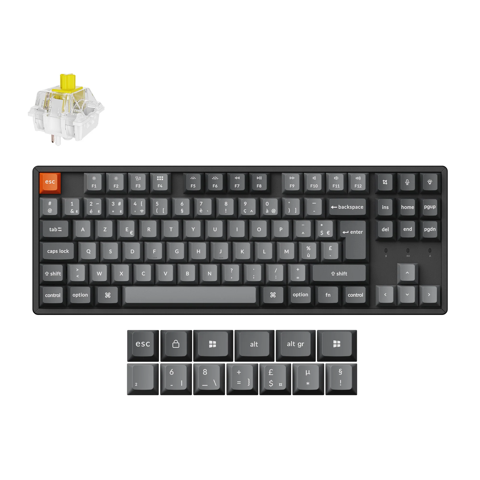 Keychron K8 Max QMK Wireless Mechanical Keyboard ISO Layout Collection - Image 21