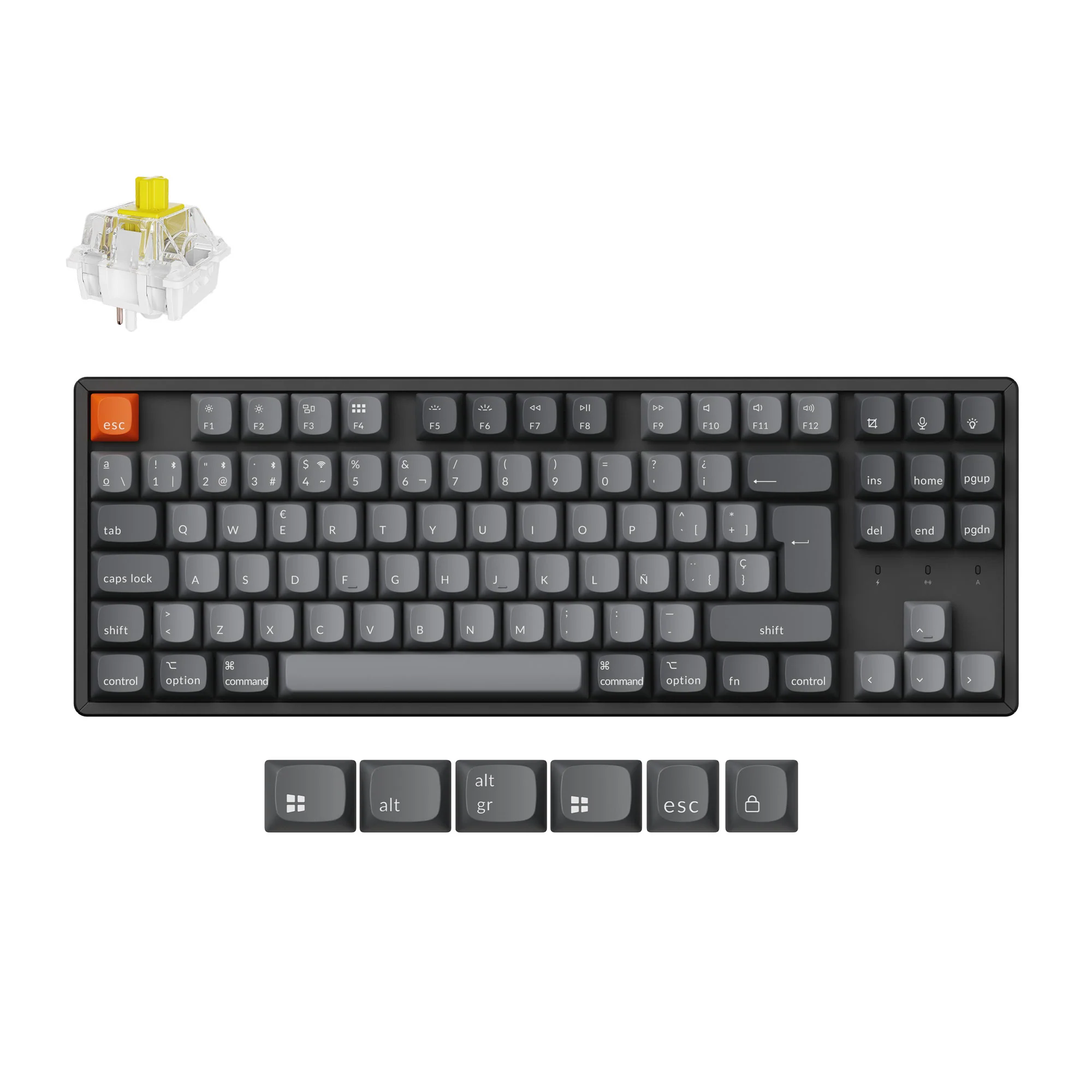 Keychron K8 Max QMK Wireless Mechanical Keyboard ISO Layout Collection - Image 22