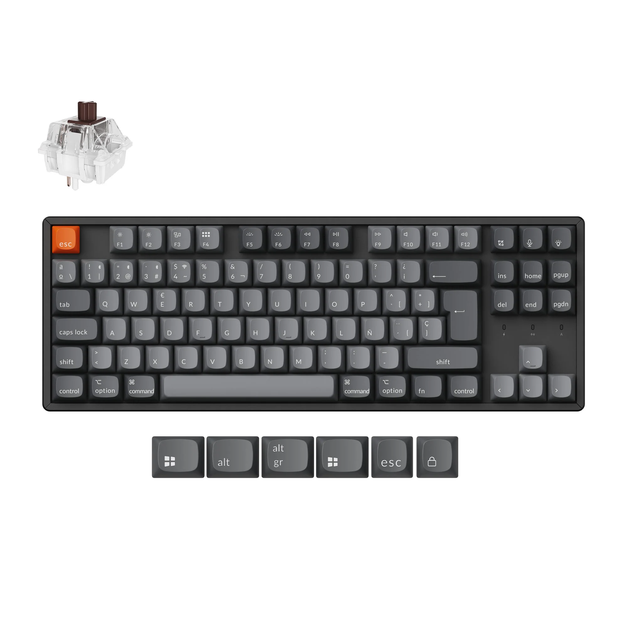 Keychron K8 Max QMK Wireless Mechanical Keyboard ISO Layout Collection - Image 23