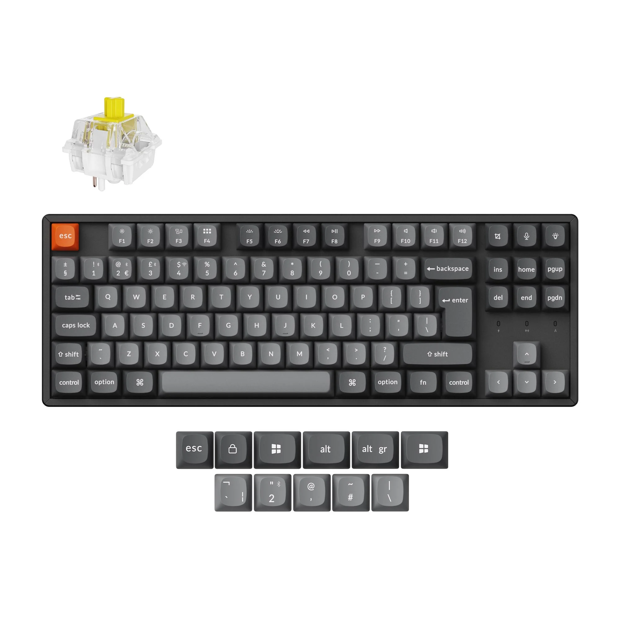 Keychron K8 Max QMK Wireless Mechanical Keyboard ISO Layout Collection - Image 9