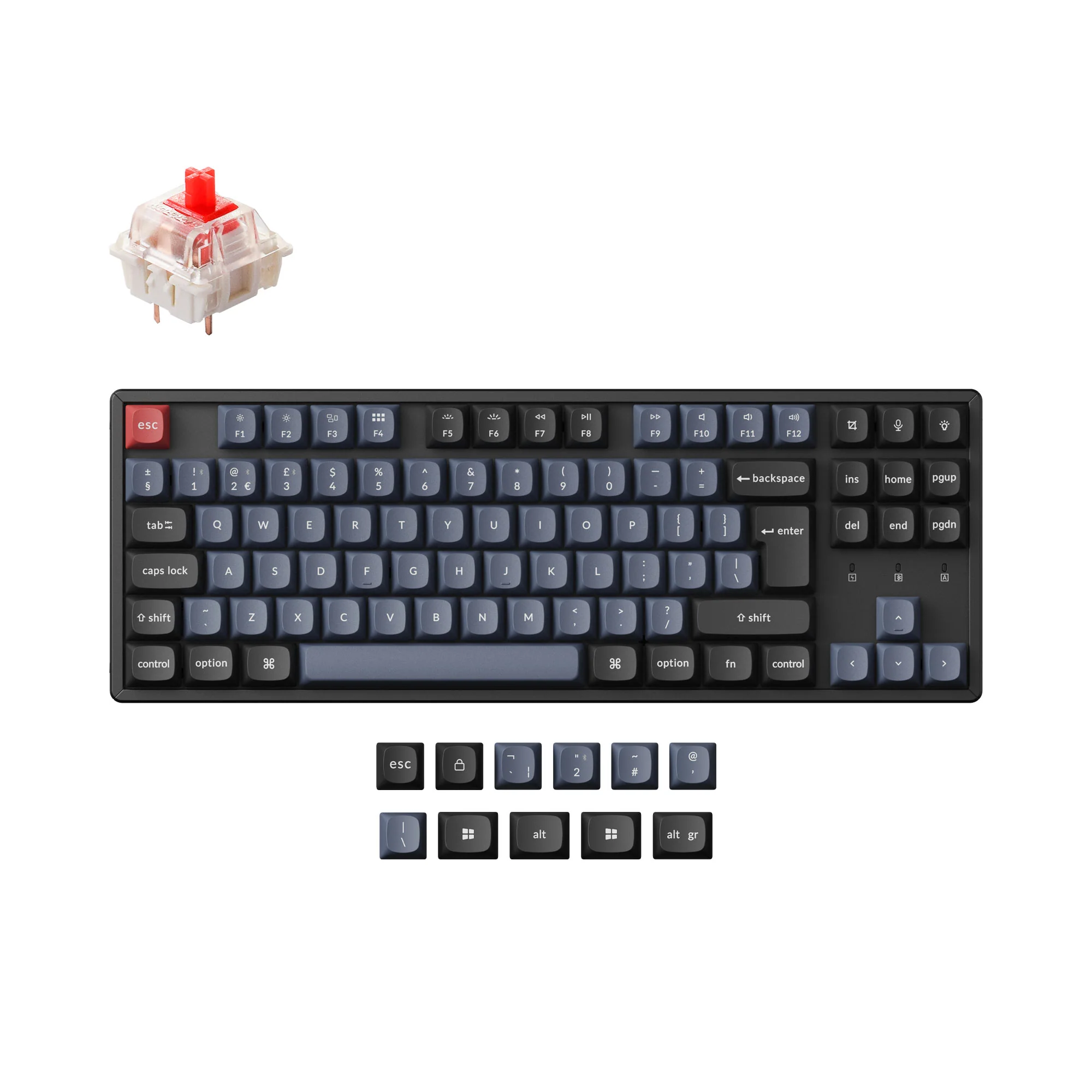 Keychron K8 Pro QMK/VIA Wireless Mechanical Keyboard ISO Layout Collection - Image 13