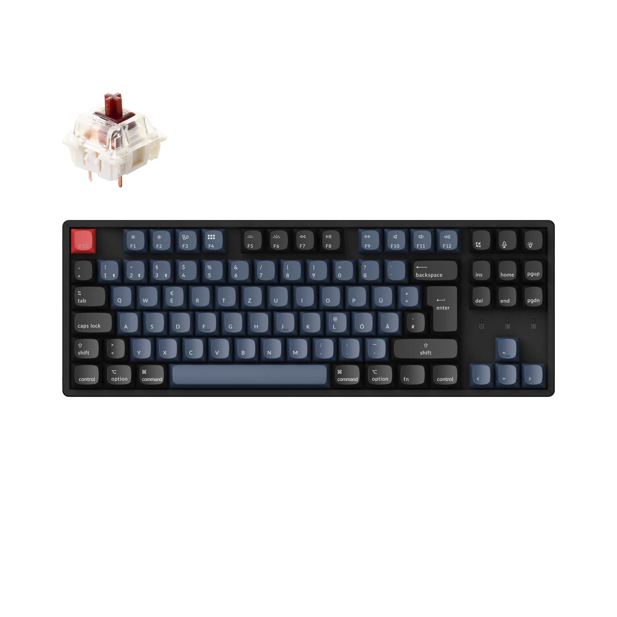 Keychron K8 Pro QMK/VIA Wireless Mechanical Keyboard ISO Layout Collection - Image 4