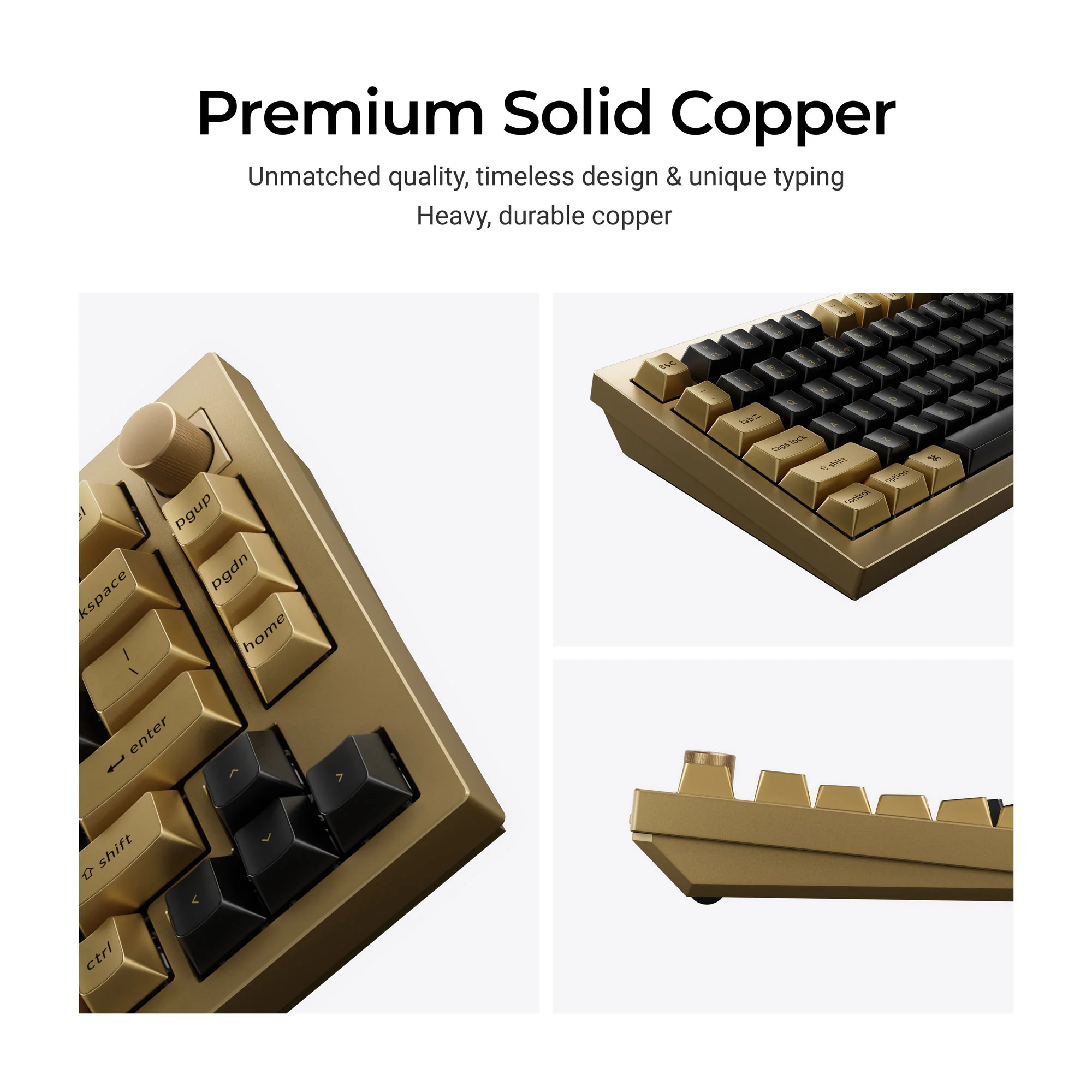Keychron Q1 HE QMK Wireless Custom Keyboard - Copper Edition - Image 4