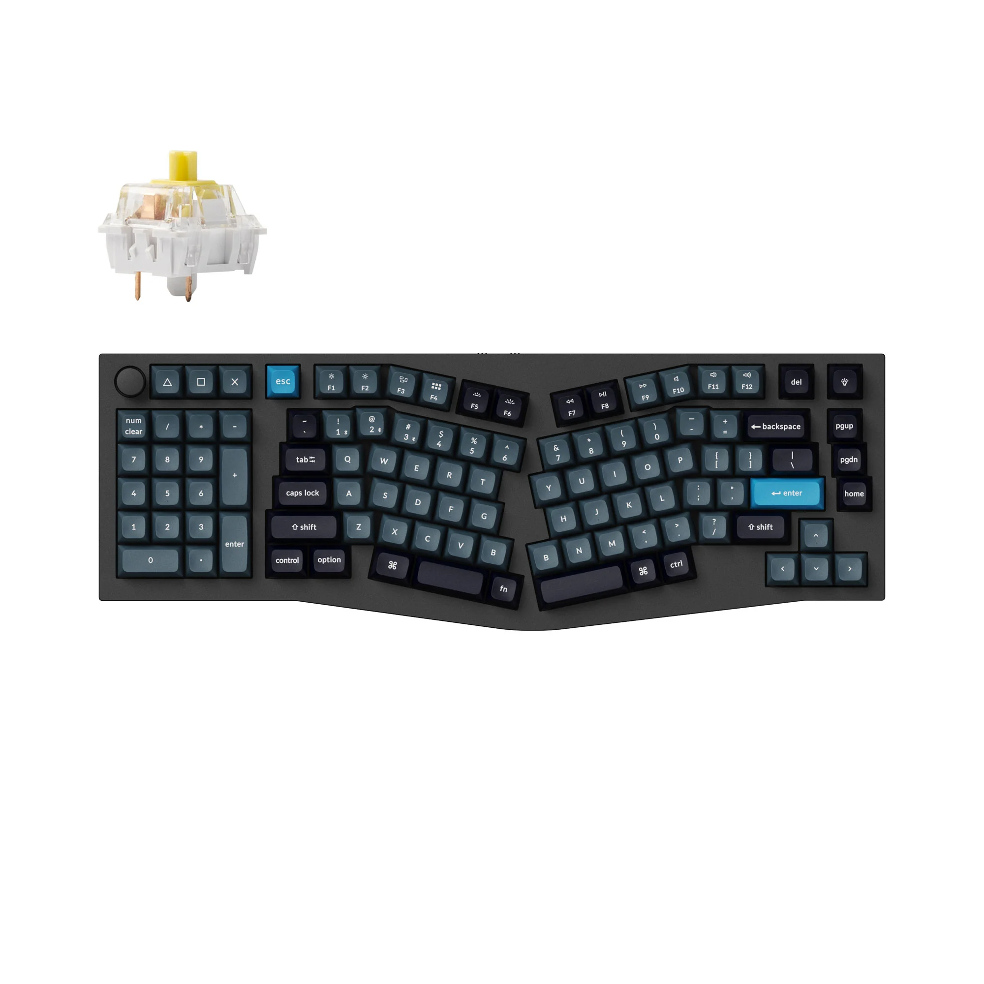Keychron Q14 Pro (Alice Layout) QMK/VIA Wireless Custom Mechanical Keyboard - Image 3