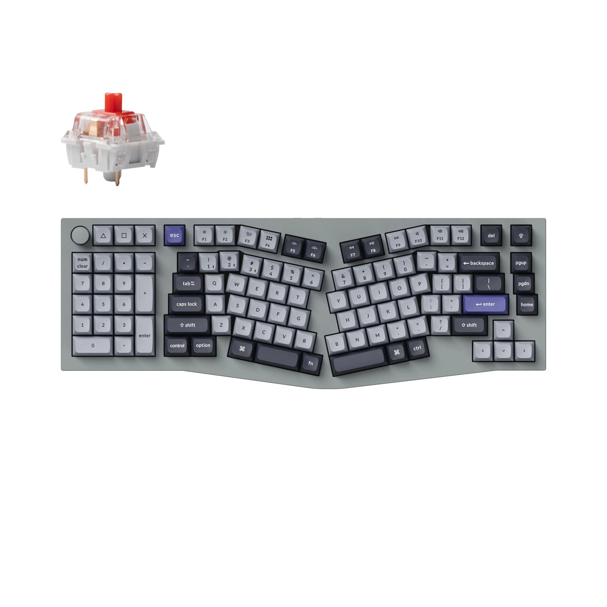 Keychron Q14 Pro (Alice Layout) QMK/VIA Wireless Custom Mechanical Keyboard - Image 4