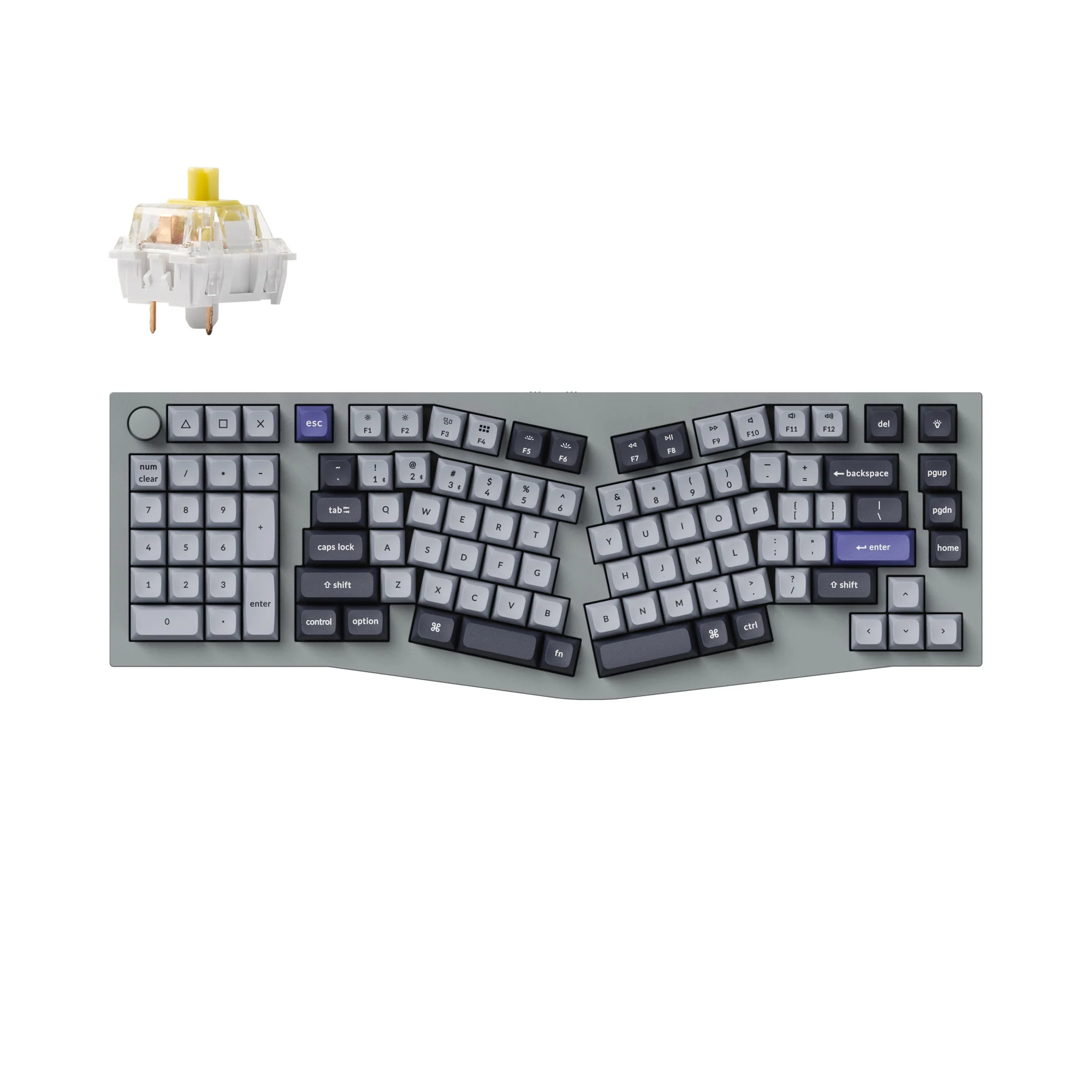 Keychron Q14 Pro (Alice Layout) QMK/VIA Wireless Custom Mechanical Keyboard - Image 6