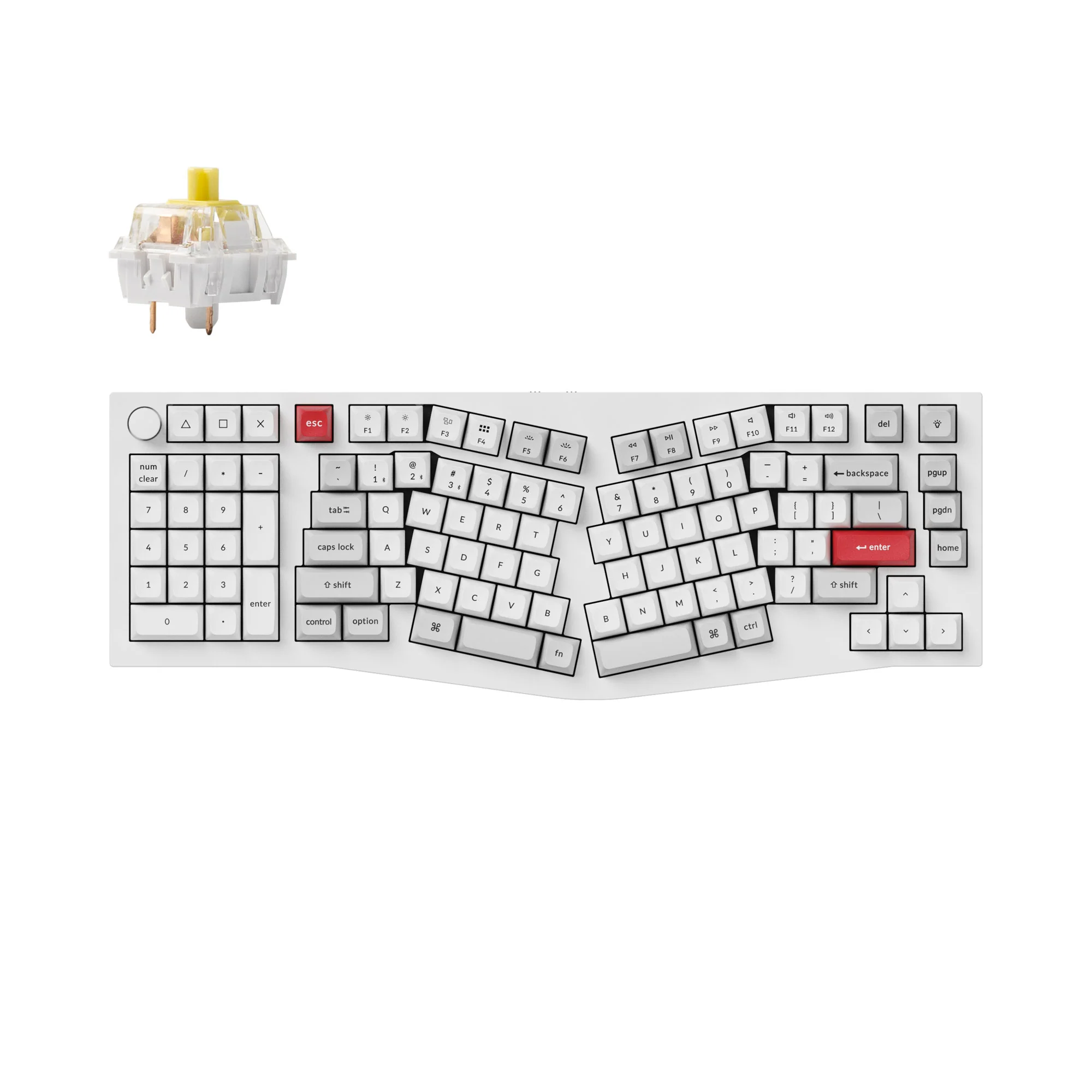 Keychron Q14 Pro (Alice Layout) QMK/VIA Wireless Custom Mechanical Keyboard - Image 9