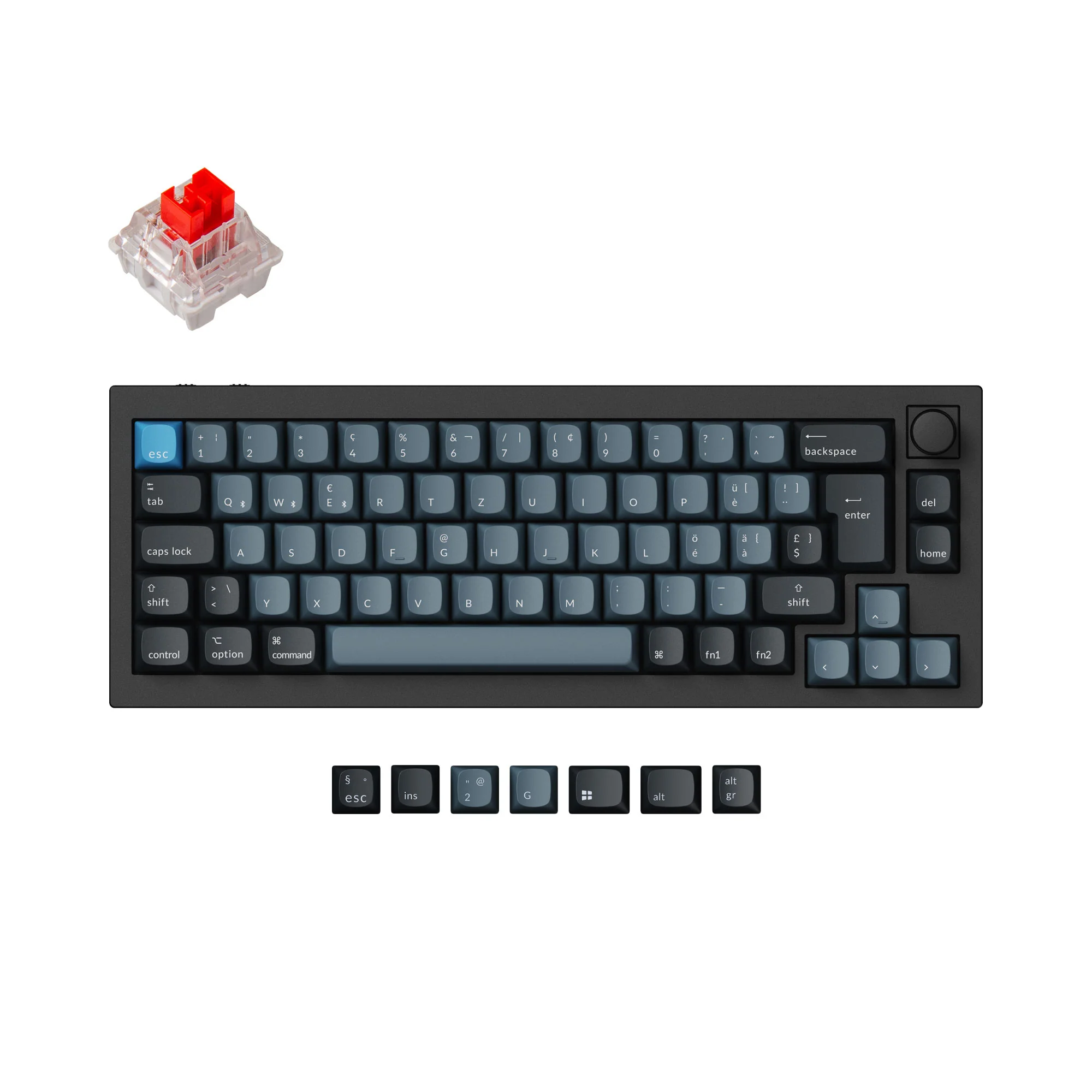 Keychron Q2 Pro QMK/VIA Wireless Custom Mechanical Keyboard ISO Layout Collection - Image 11