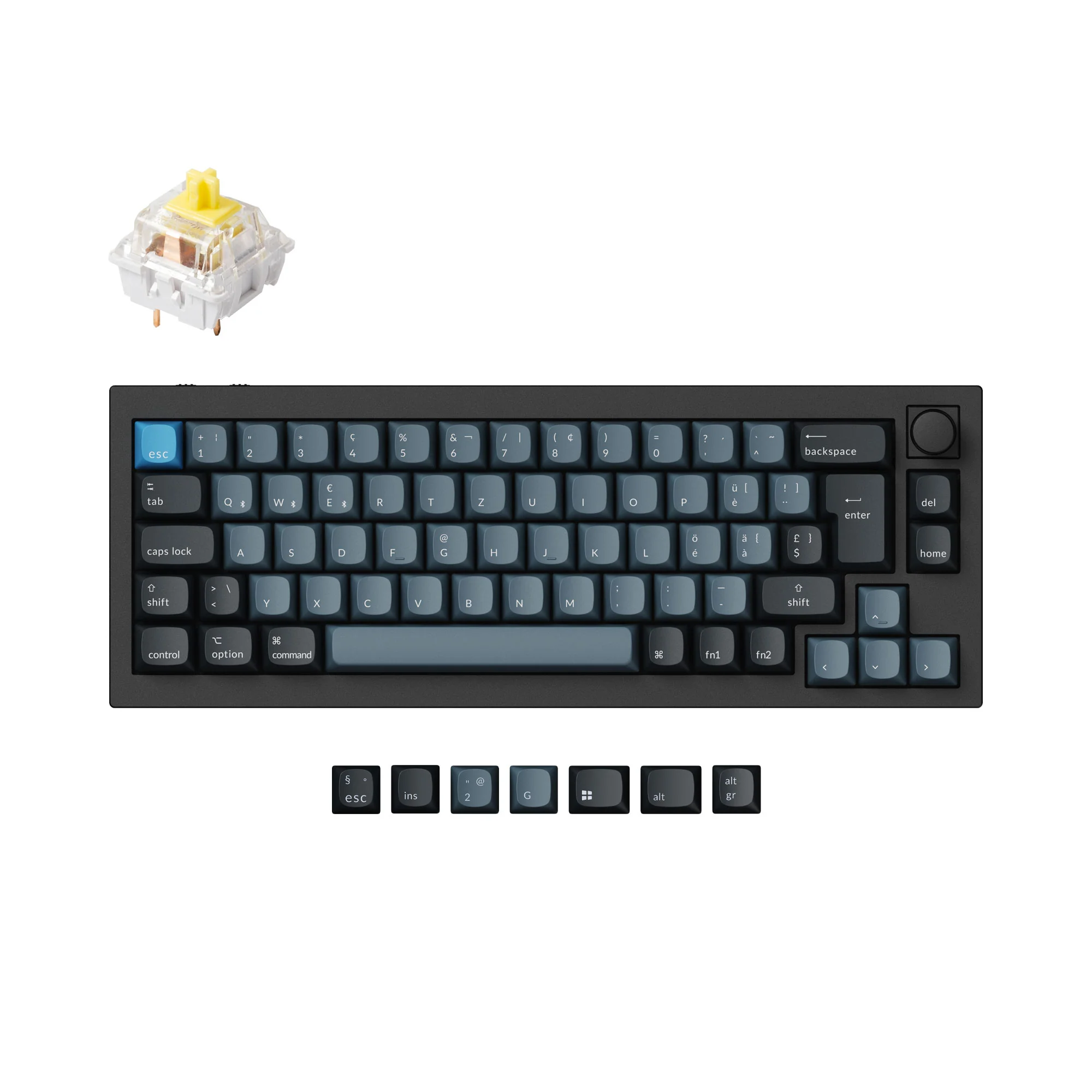 Keychron Q2 Pro QMK/VIA Wireless Custom Mechanical Keyboard ISO Layout Collection - Image 12