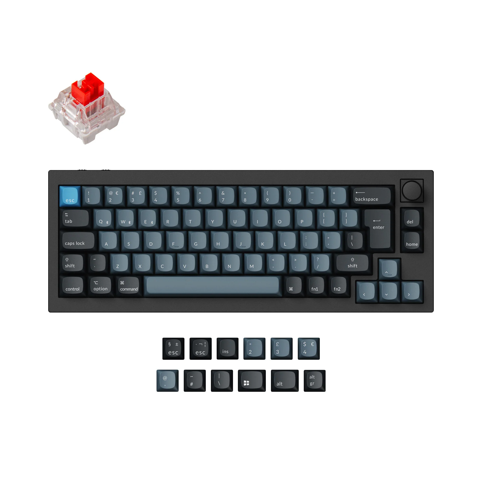 Keychron Q2 Pro QMK/VIA Wireless Custom Mechanical Keyboard ISO Layout Collection - Image 3