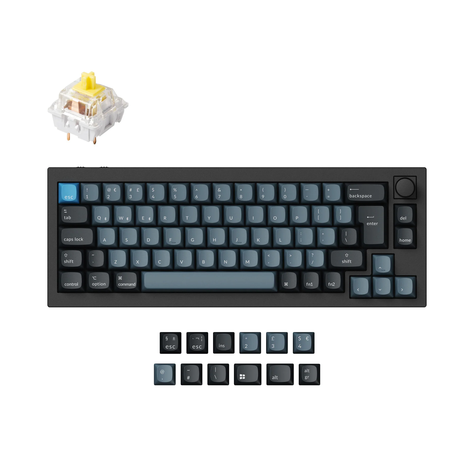 Keychron Q2 Pro QMK/VIA Wireless Custom Mechanical Keyboard ISO Layout Collection - Image 4