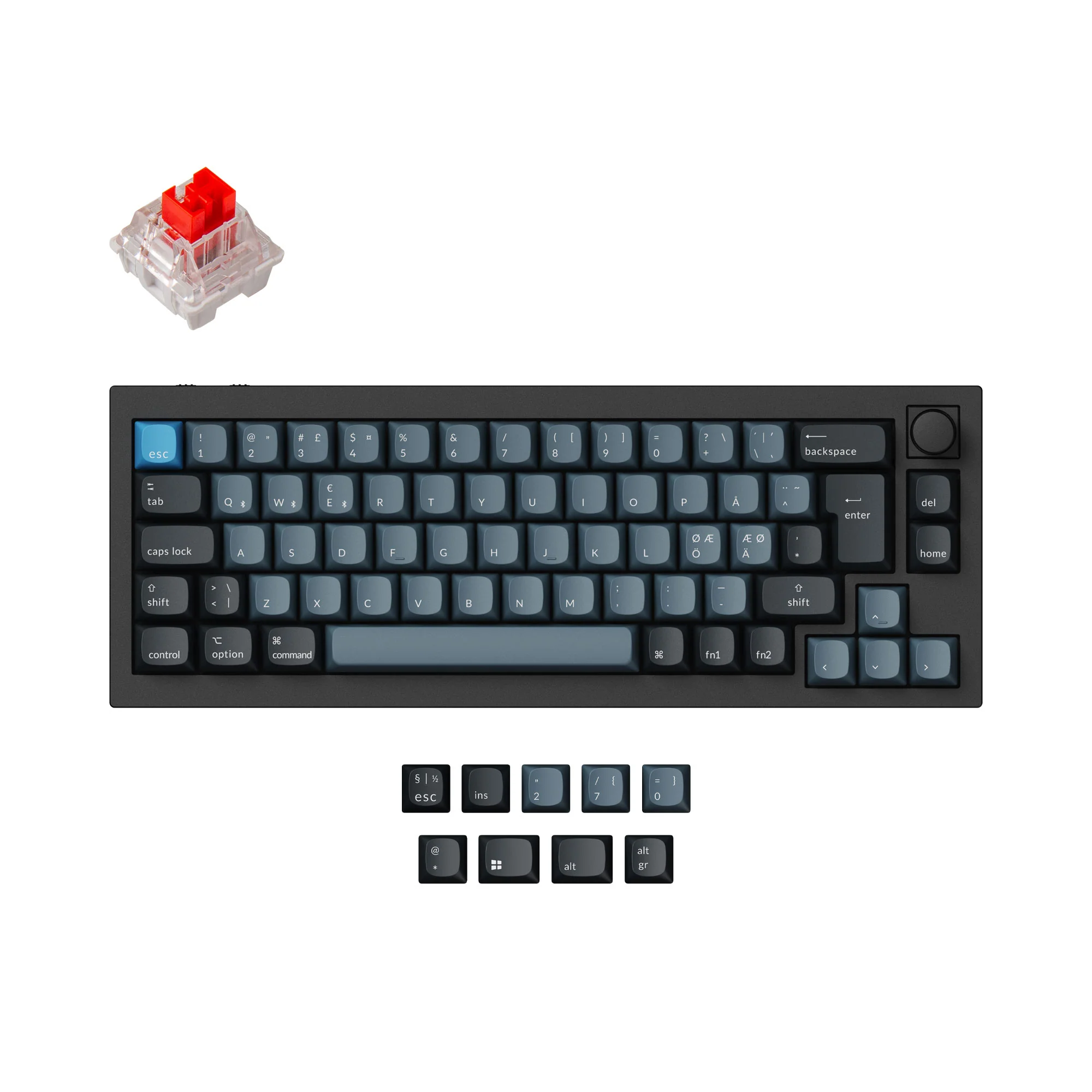 Keychron Q2 Pro QMK/VIA Wireless Custom Mechanical Keyboard ISO Layout Collection - Image 5