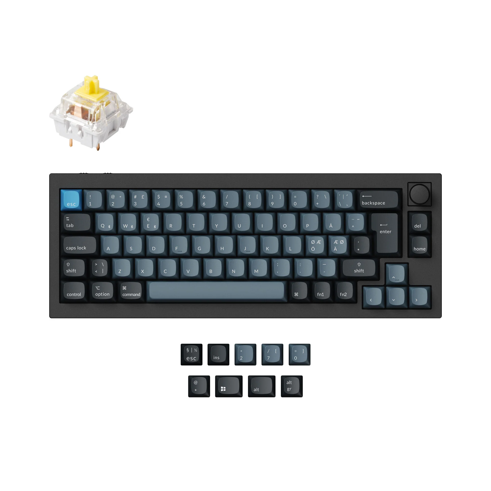 Keychron Q2 Pro QMK/VIA Wireless Custom Mechanical Keyboard ISO Layout Collection - Image 6