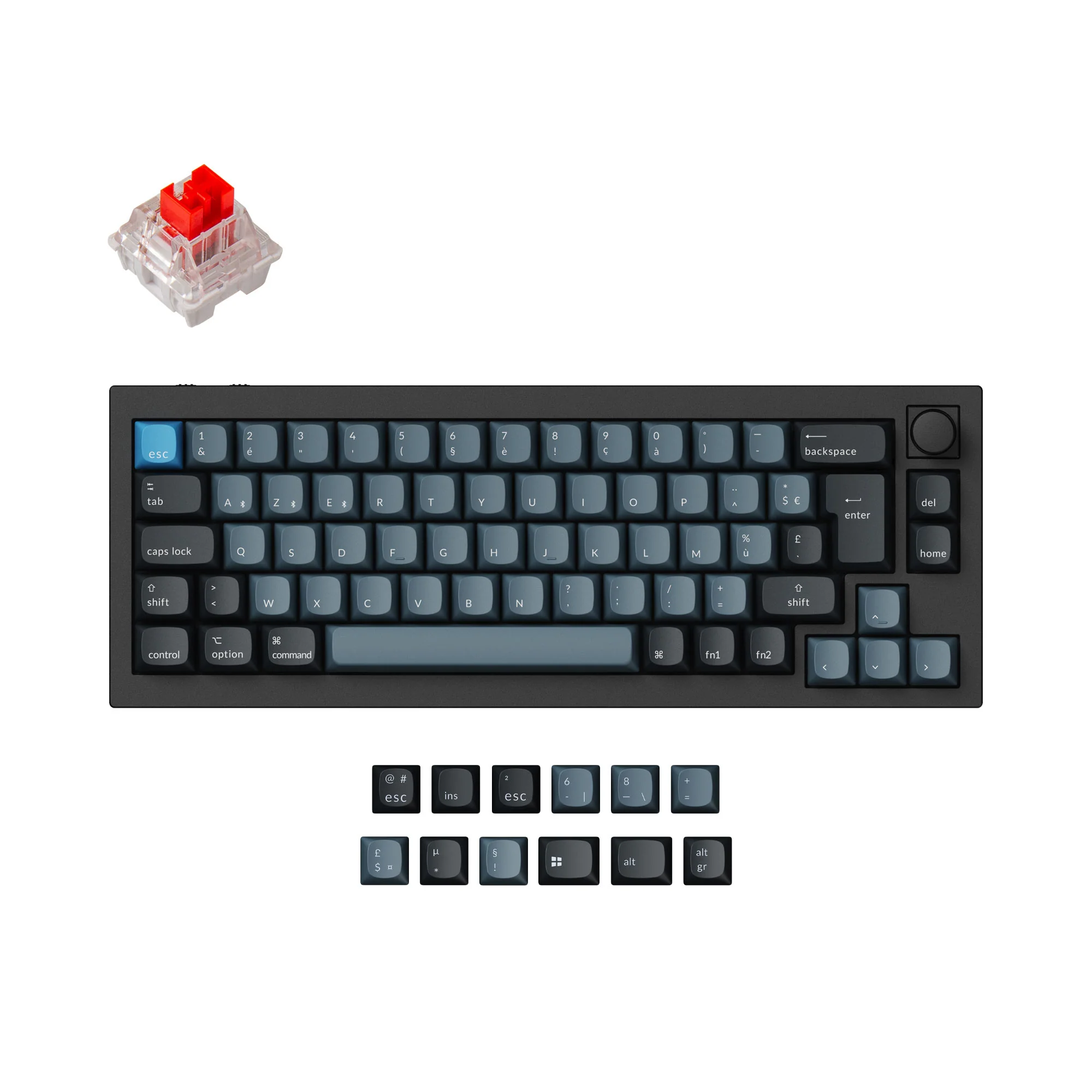 Keychron Q2 Pro QMK/VIA Wireless Custom Mechanical Keyboard ISO Layout Collection - Image 7