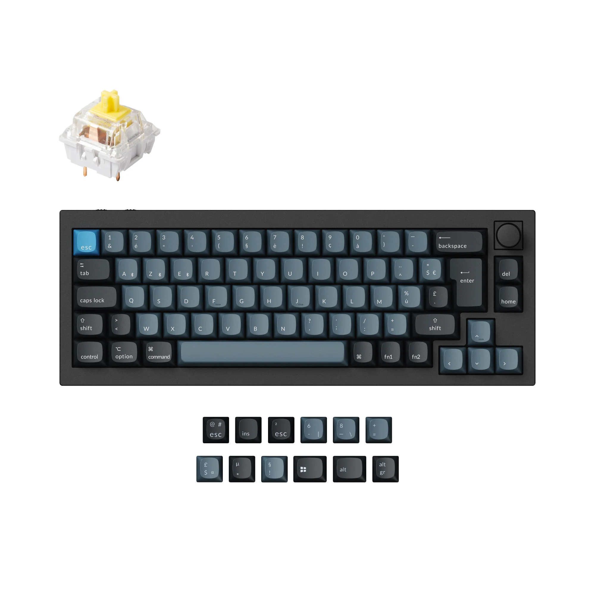 Keychron Q2 Pro QMK/VIA Wireless Custom Mechanical Keyboard ISO Layout Collection - Image 8