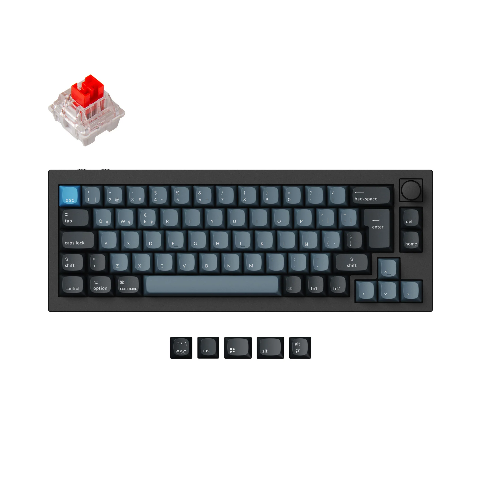Keychron Q2 Pro QMK/VIA Wireless Custom Mechanical Keyboard ISO Layout Collection - Image 9