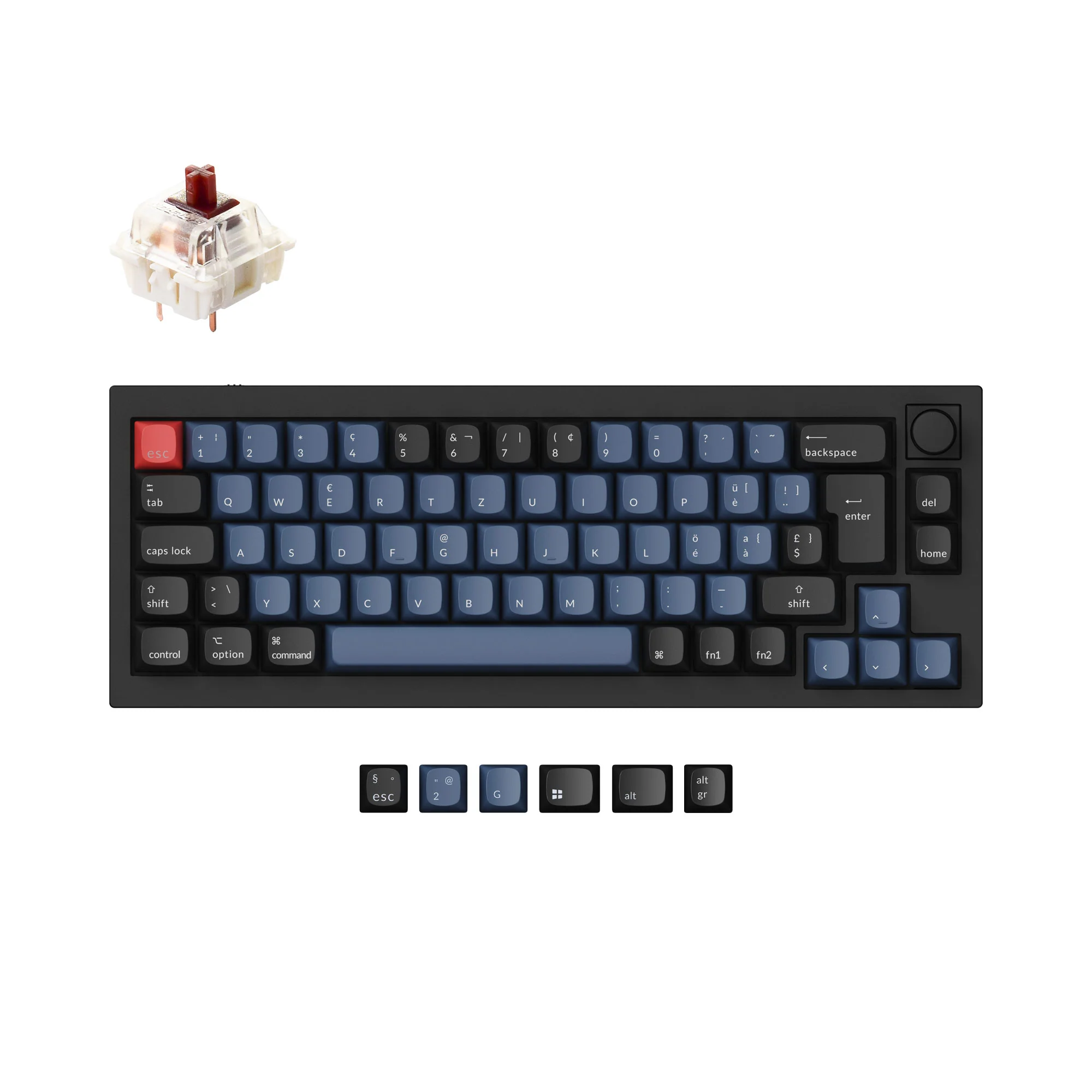 Keychron Q2 QMK Custom Mechanical Keyboard ISO Layout Collection - Image 12