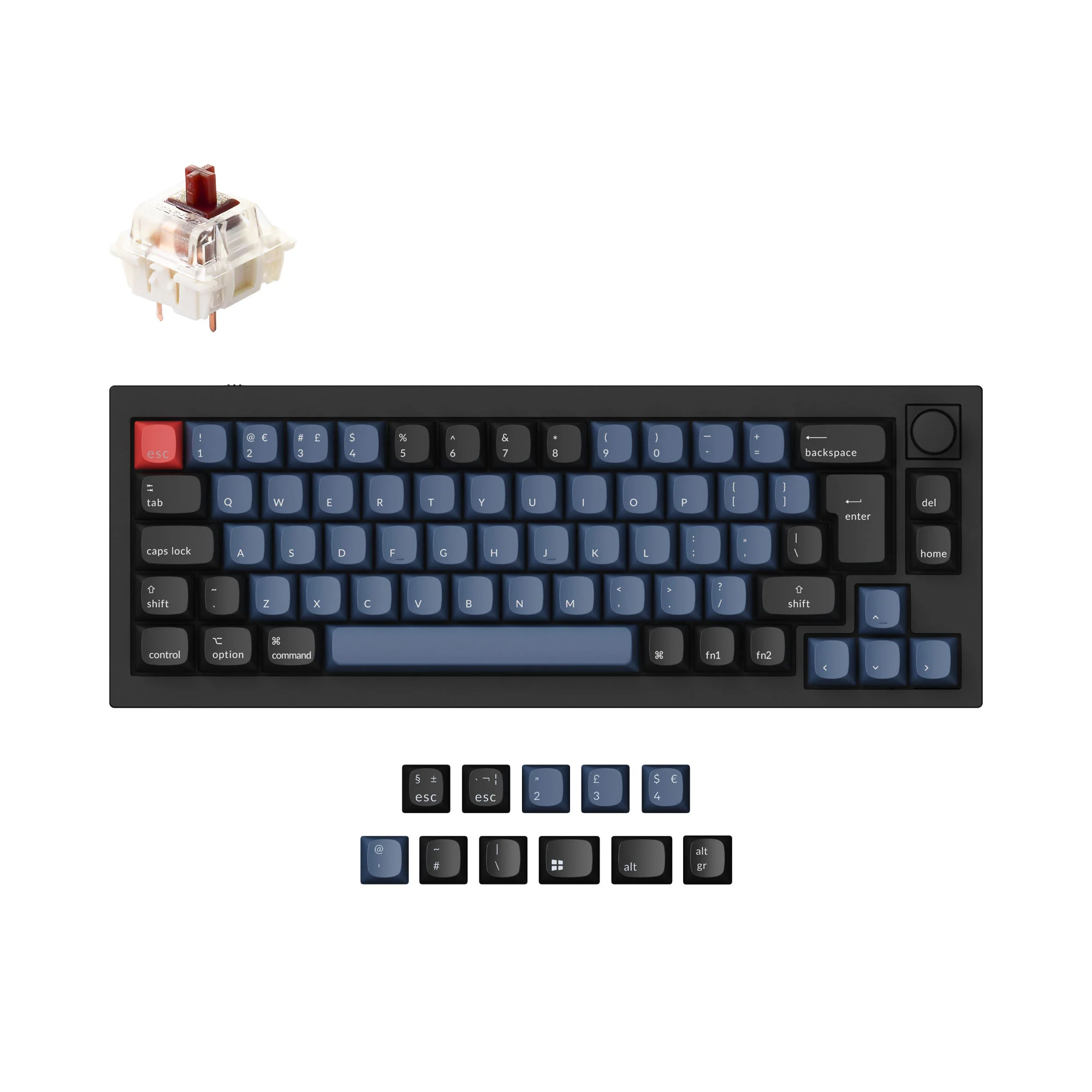Keychron Q2 QMK Custom Mechanical Keyboard ISO Layout Collection - Image 4