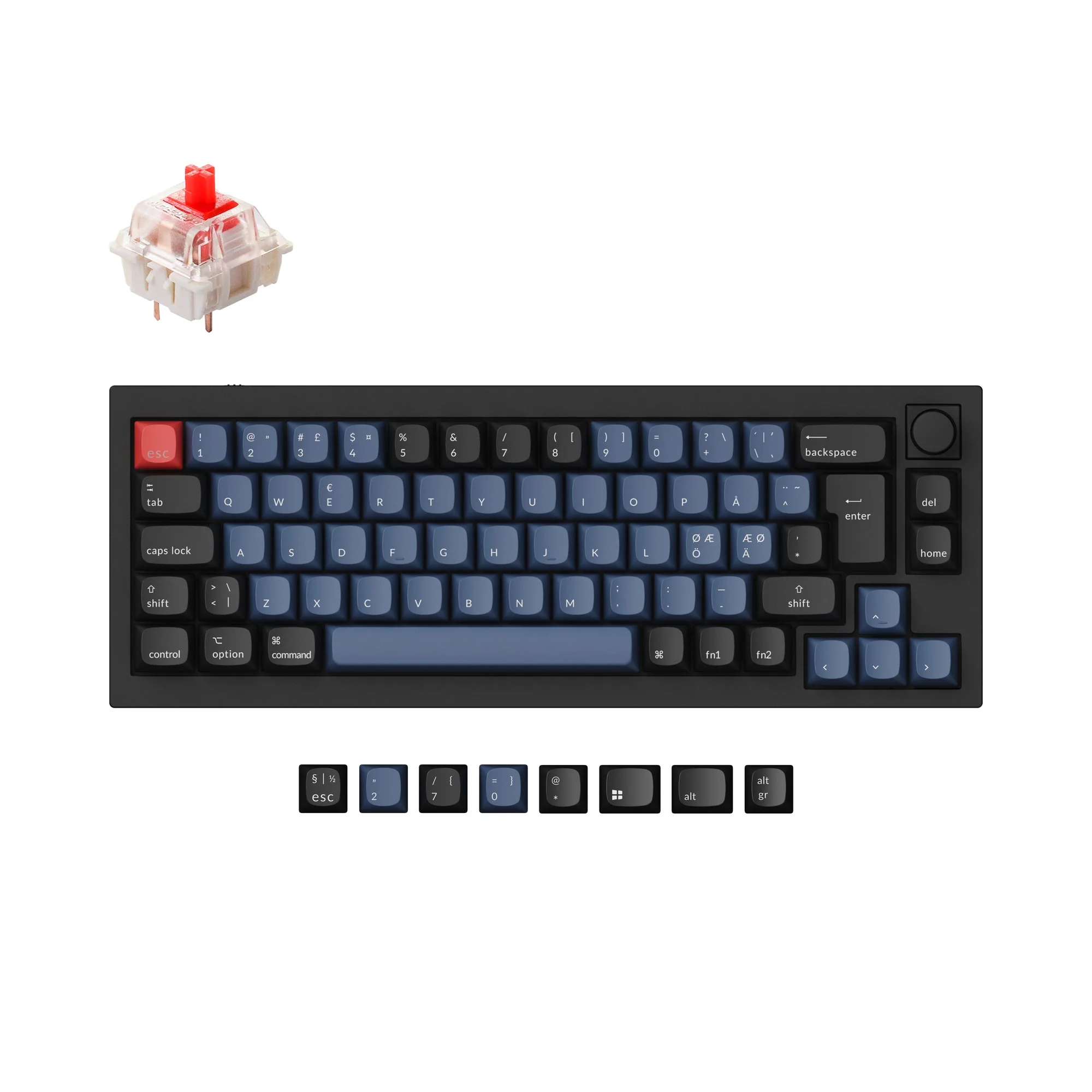 Keychron Q2 QMK Custom Mechanical Keyboard ISO Layout Collection - Image 5
