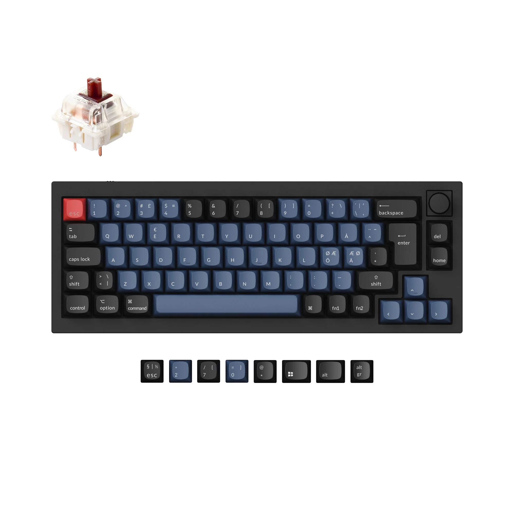 Keychron Q2 QMK Custom Mechanical Keyboard ISO Layout Collection - Image 6