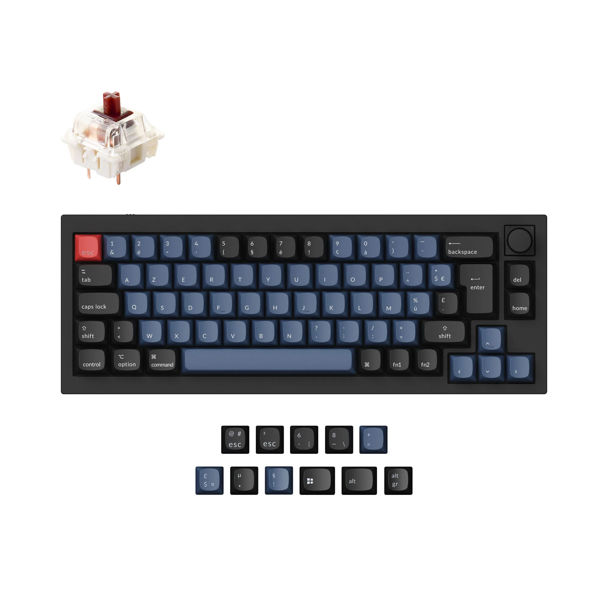 Keychron Q2 QMK Custom Mechanical Keyboard ISO Layout Collection - Image 8