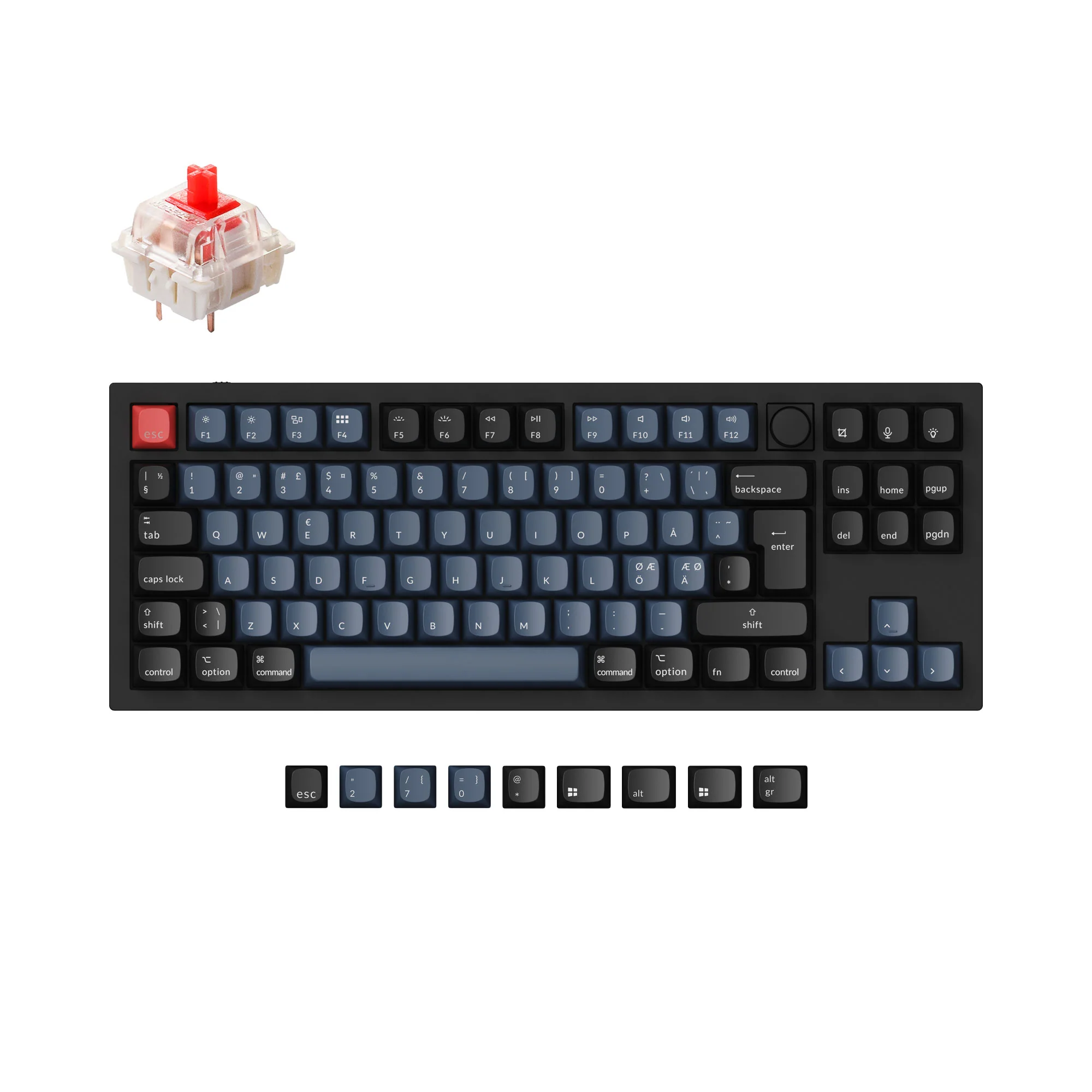 Keychron Q3 QMK Custom Mechanical Keyboard ISO Layout Collection - Image 5