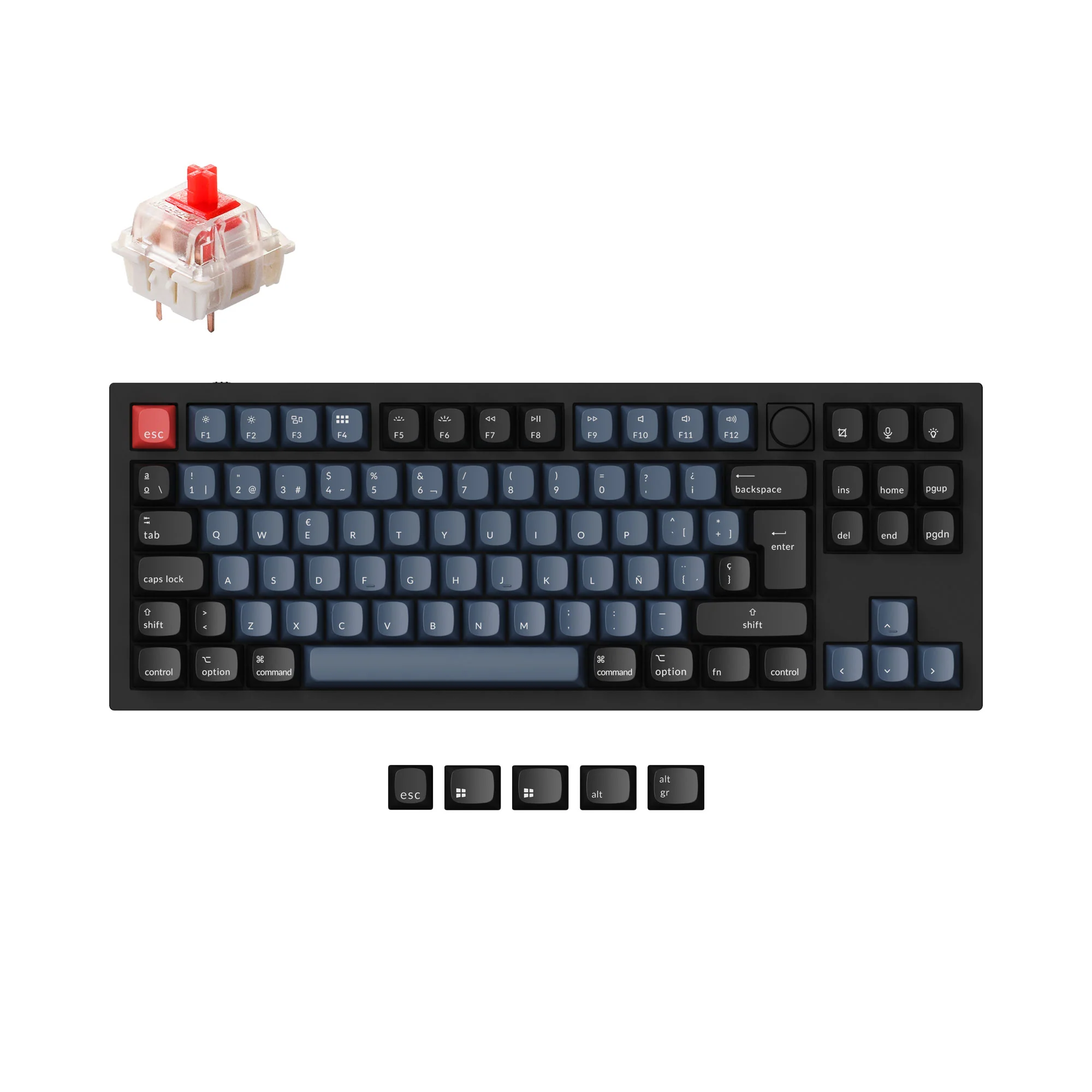 Keychron Q3 QMK Custom Mechanical Keyboard ISO Layout Collection - Image 9