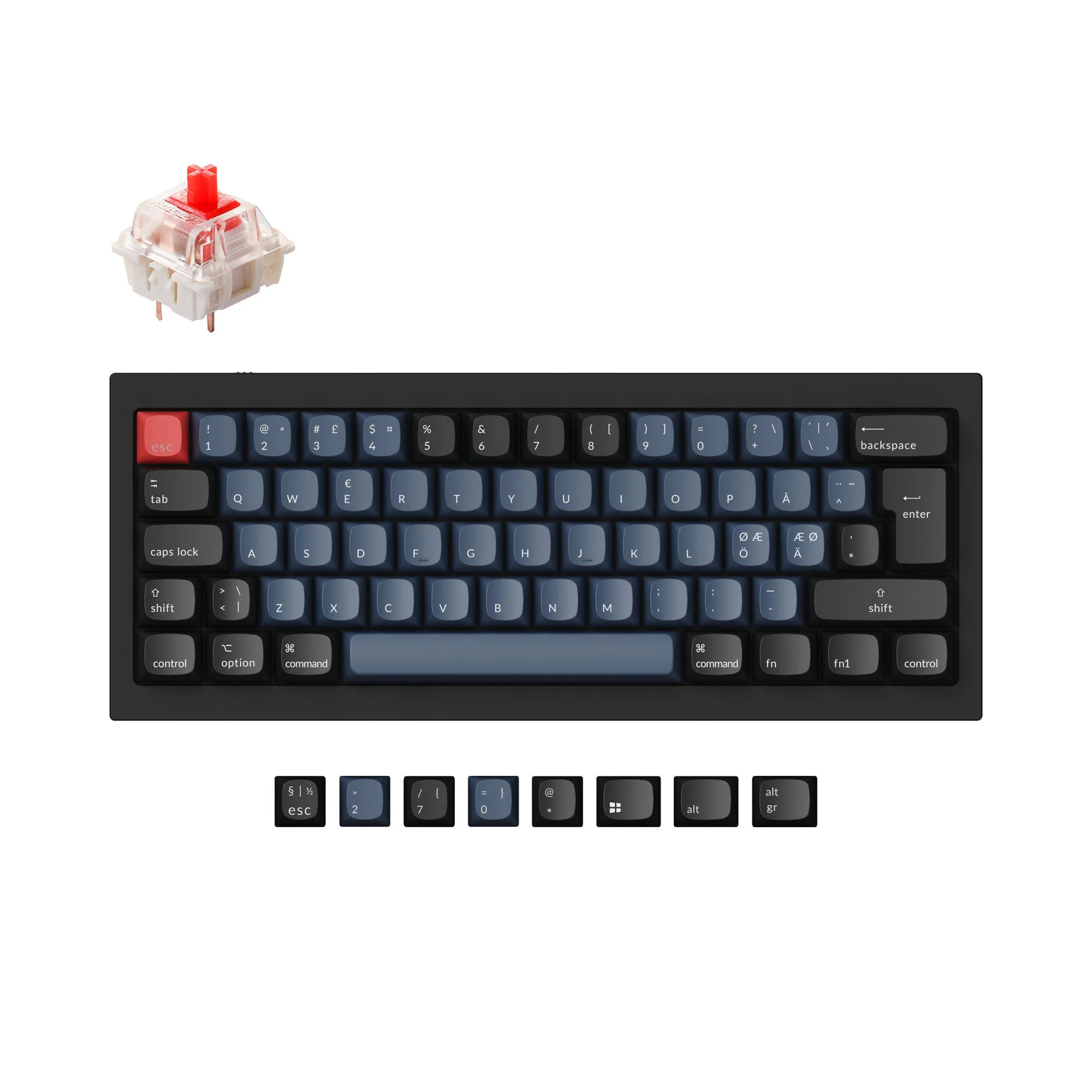 Keychron Q4 QMK Custom Mechanical Keyboard ISO Layout Collection - Image 5