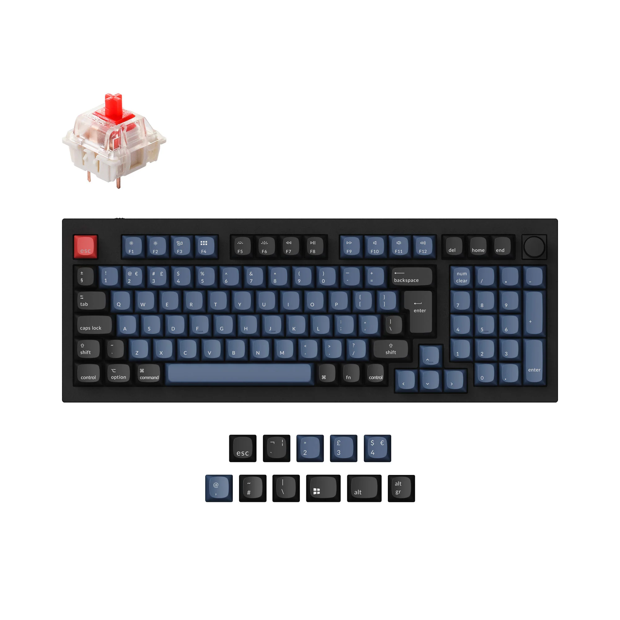 Keychron Q5 QMK Custom Mechanical Keyboard ISO Layout Collection - Image 18