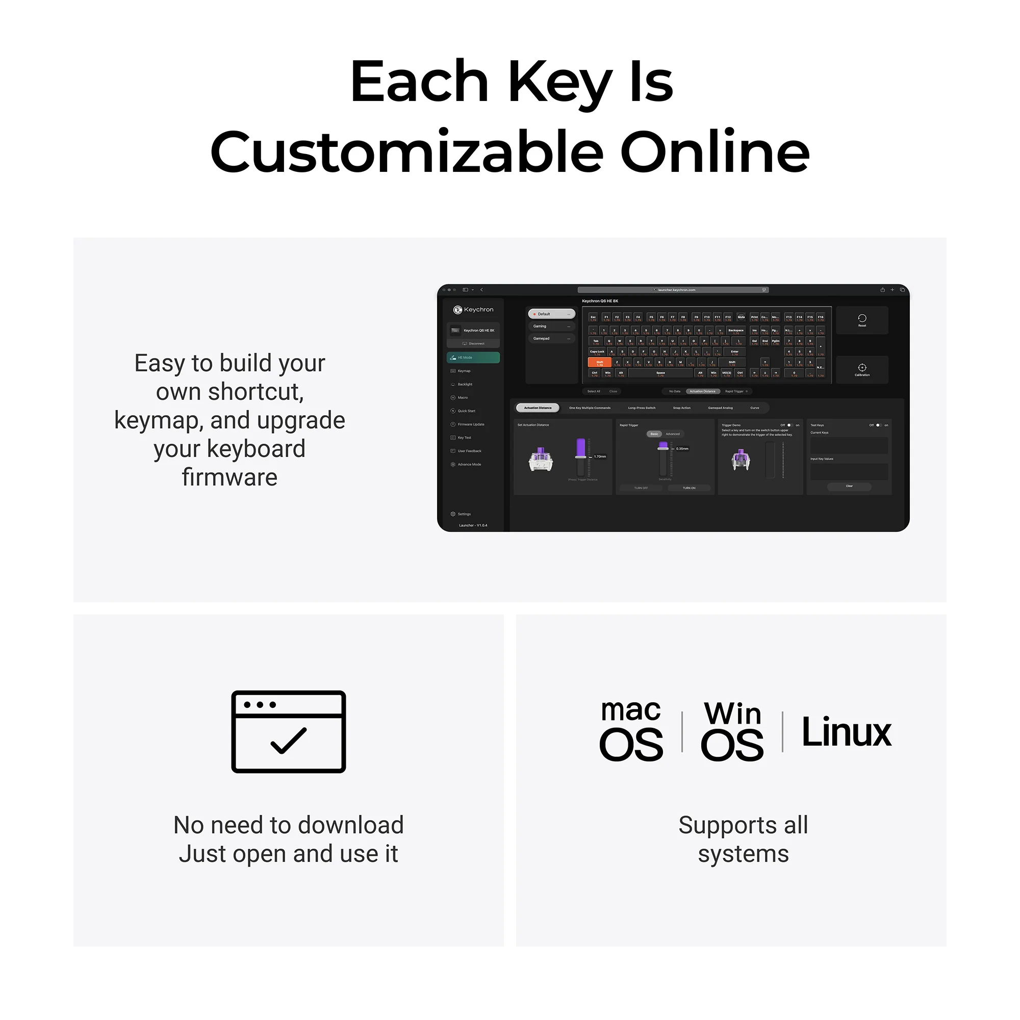 Keychron Q6 HE 8K Magnetic Switch Keyboard - Image 6