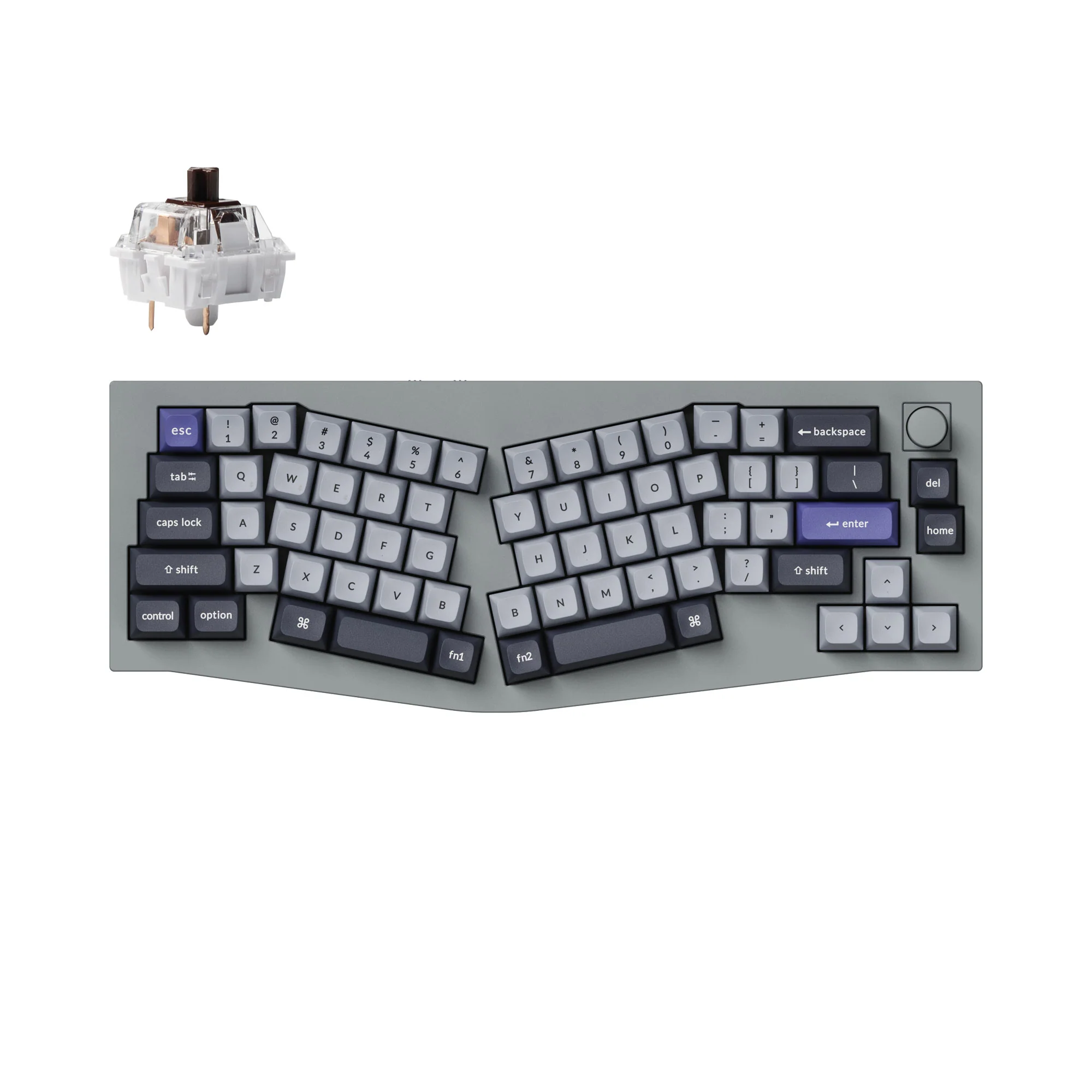 Keychron Q8 Pro (Alice Layout) QMK/VIA Wireless Custom Mechanical Keyboard - Image 5
